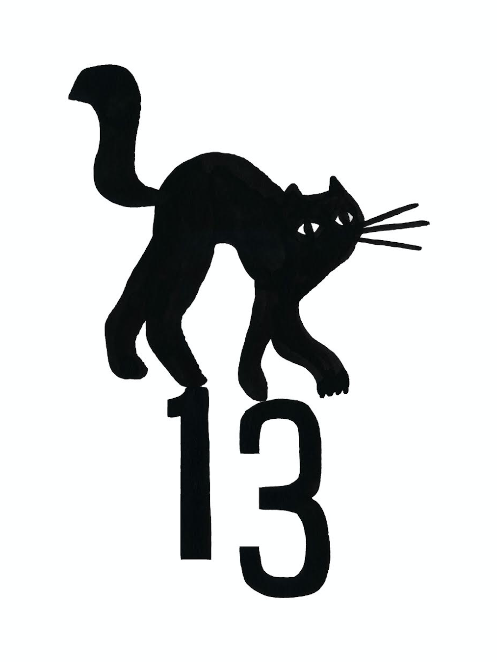 13 black cat