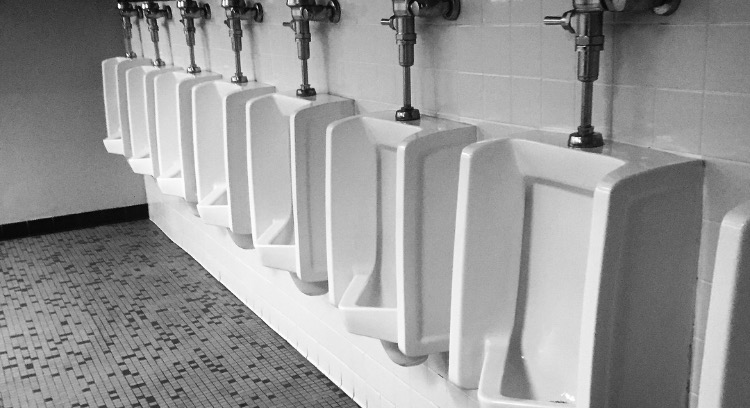 Urinals.