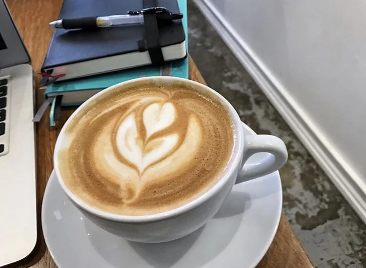 coffee shop days. 