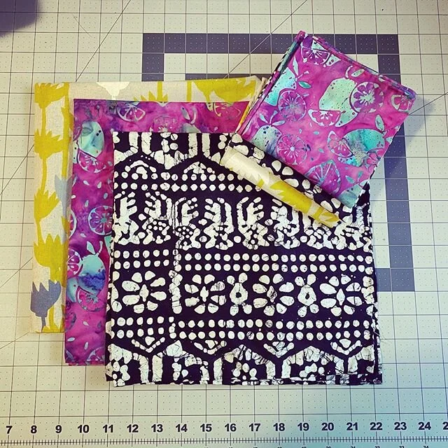 Made a whole stack of bandanas this week to learn and practice how to do hand-rolled hems. Many, tiny stitches. Felt meditative. 
#handsewn #handrolledhem #bandana #memade #isewlation