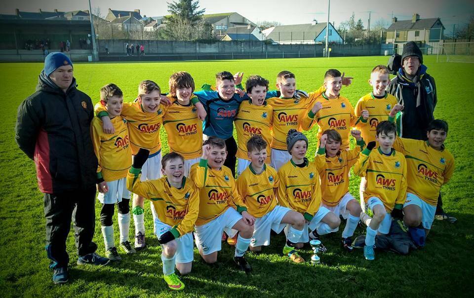 moville under 12 sponsored by AWS Tyres.