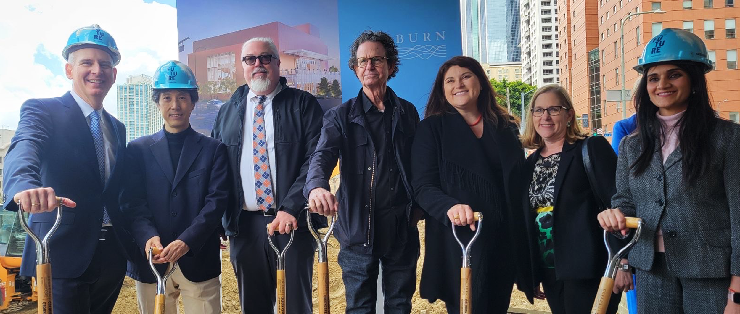 Groundbreaking Day at the Colburn School!