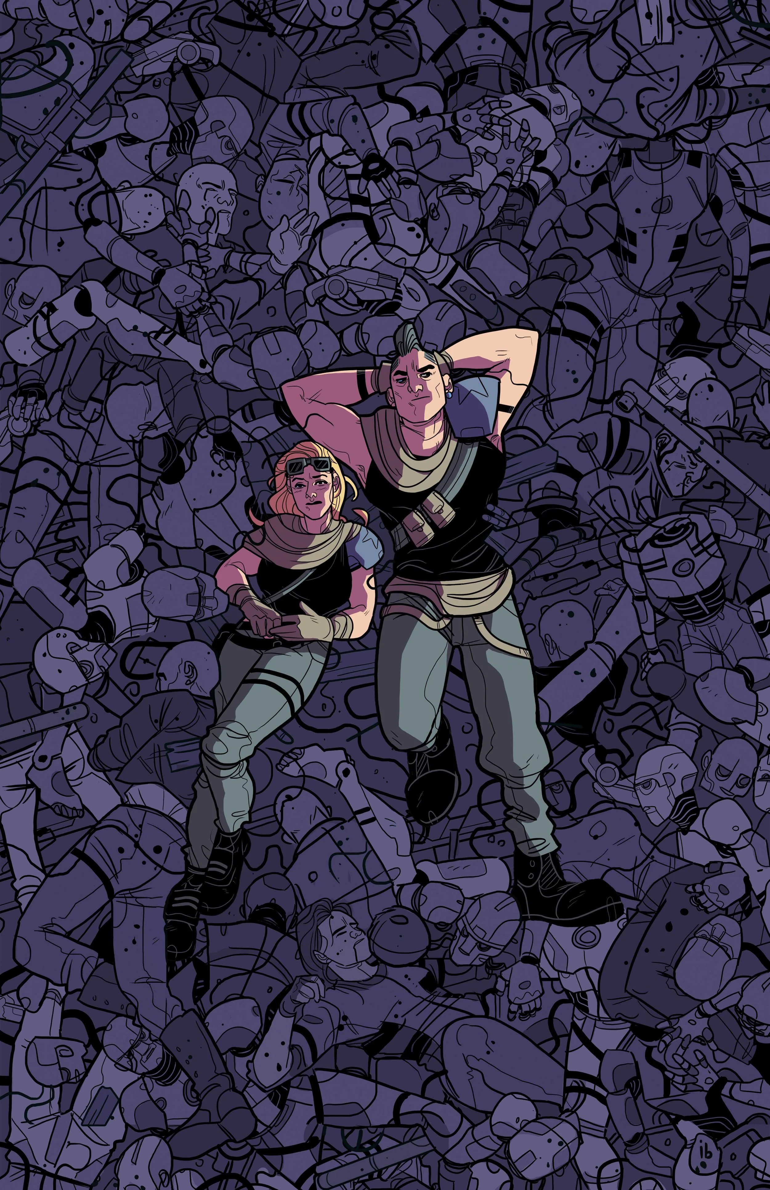 Issue 1 Variant Cover by Ian Burns