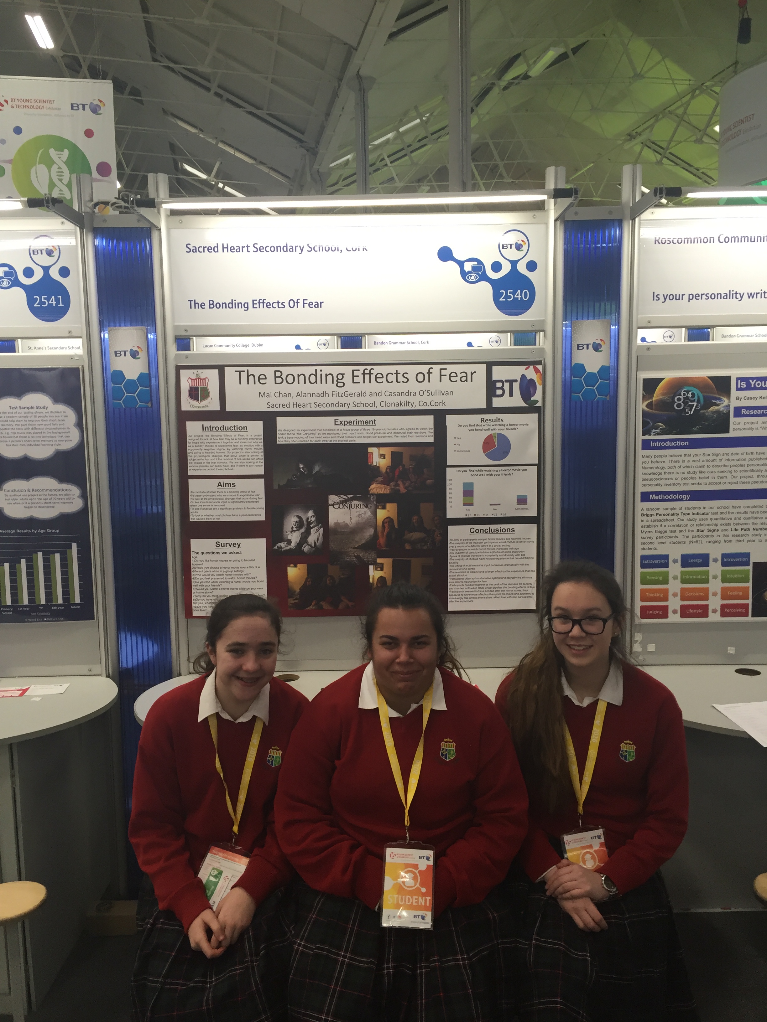 SHSS students at BT Young Scientist