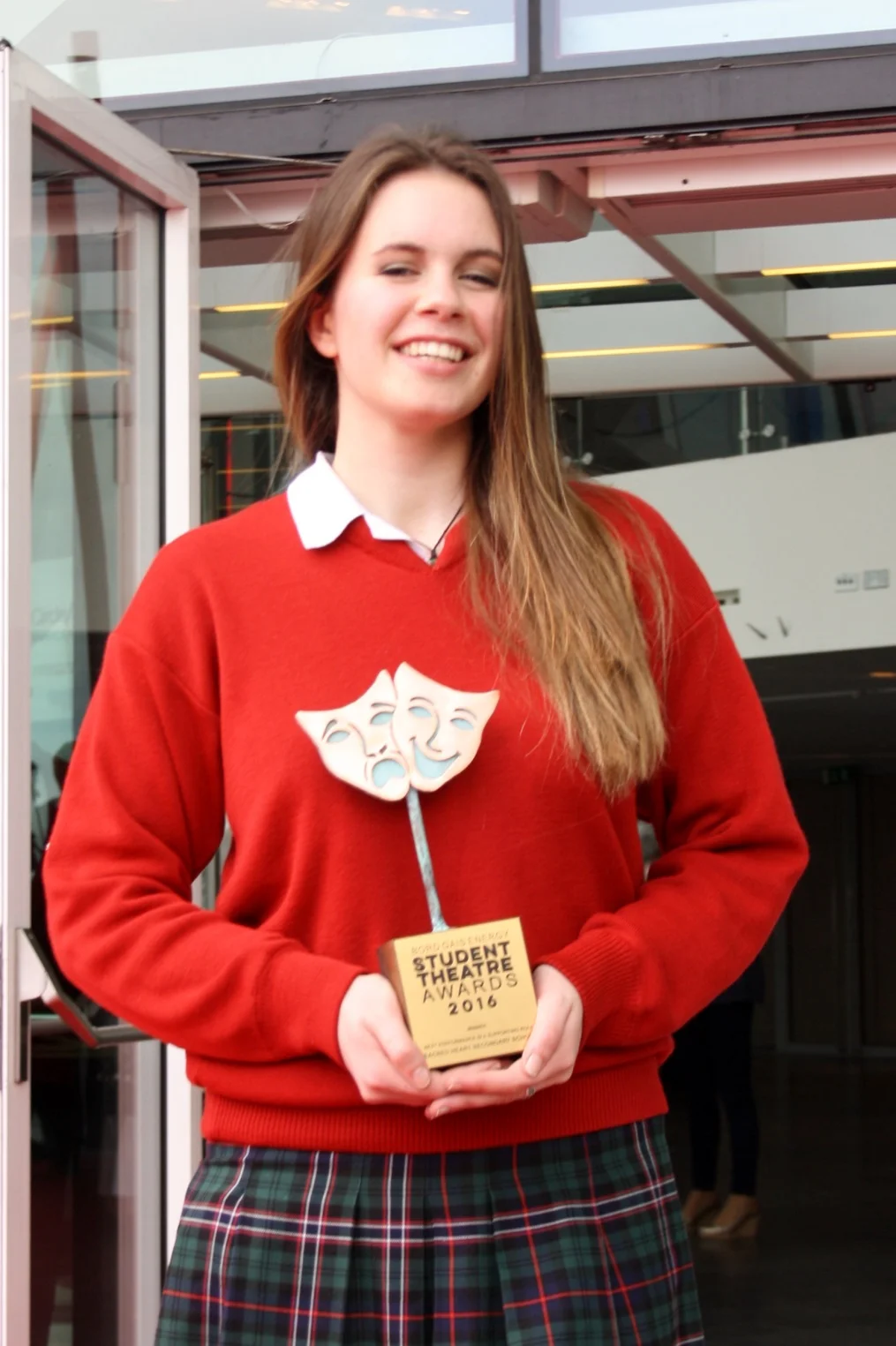 orla Scally winner of the award for best performance in a supporting role
