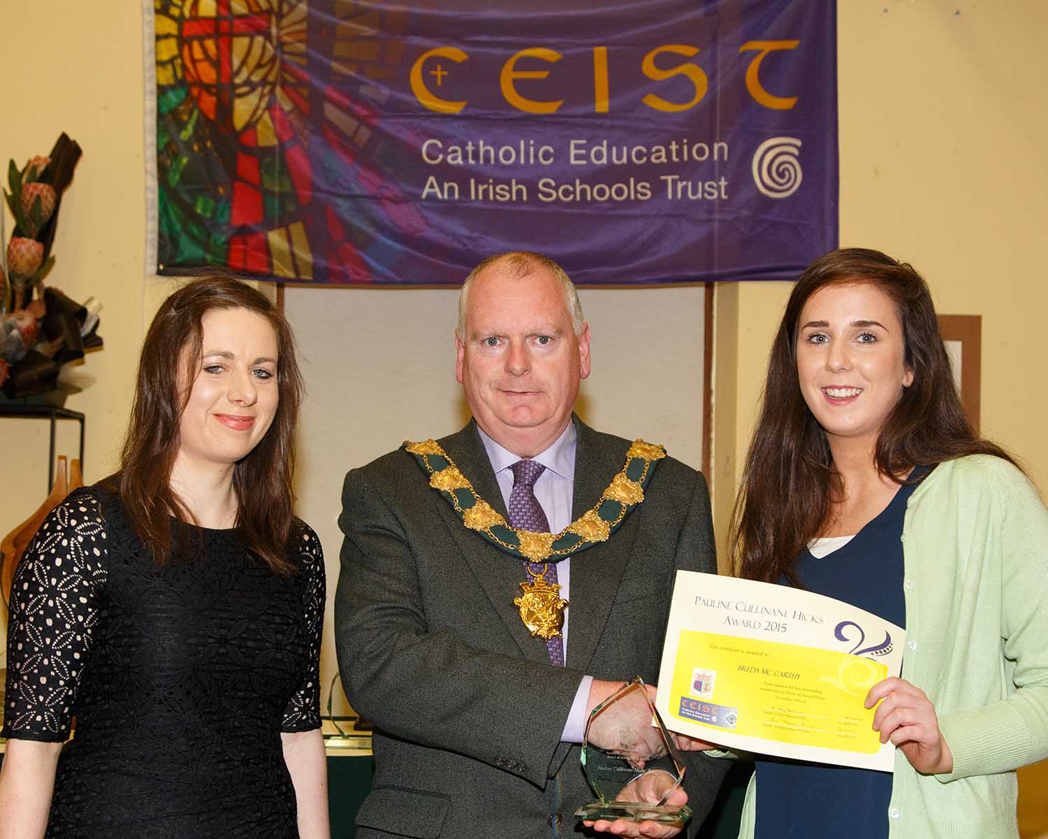 Breda McCarthy winner of the Pauline Cullinane Hicks Award