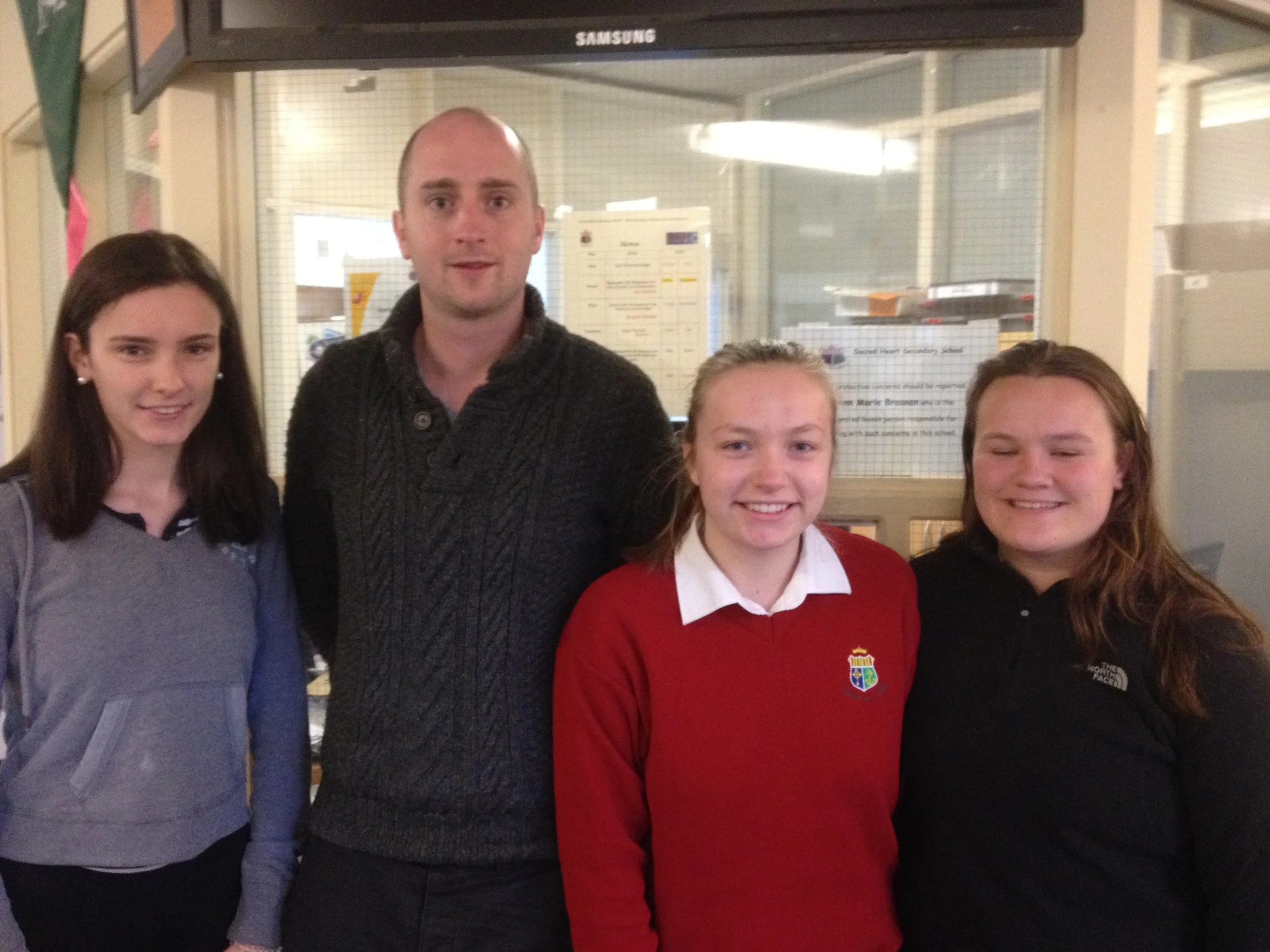 Students and Teacher off to Africa on Self Help Africa Trip.