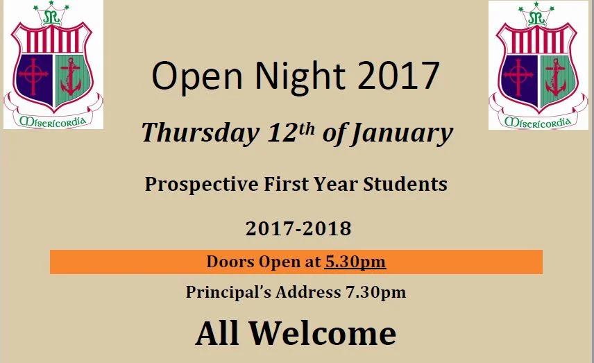 Open Night 2017 for prospective students September 2017