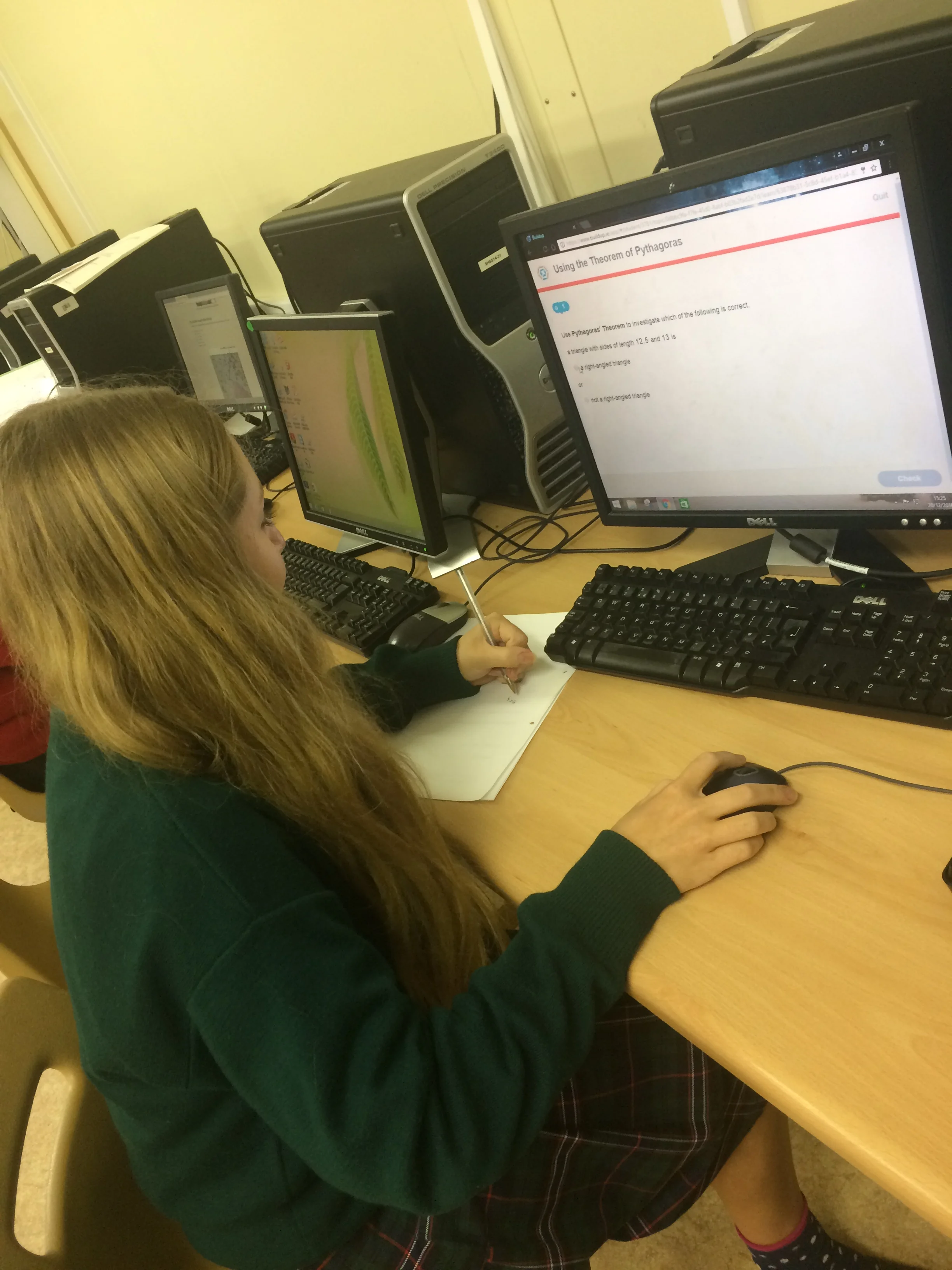 On line Maths Initiative in Sacred Heart