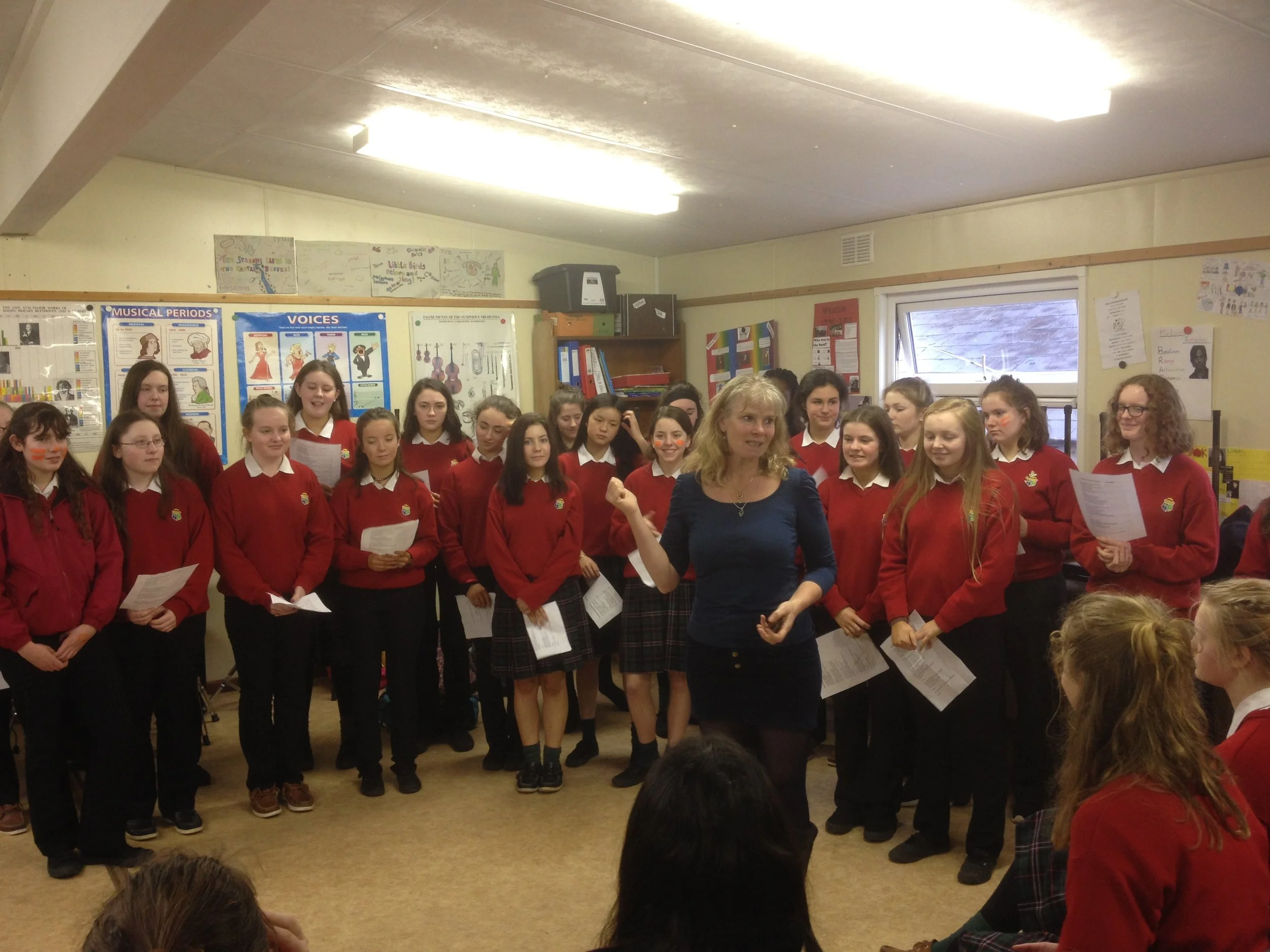 TY Choir Work Shop at Sacred Heart