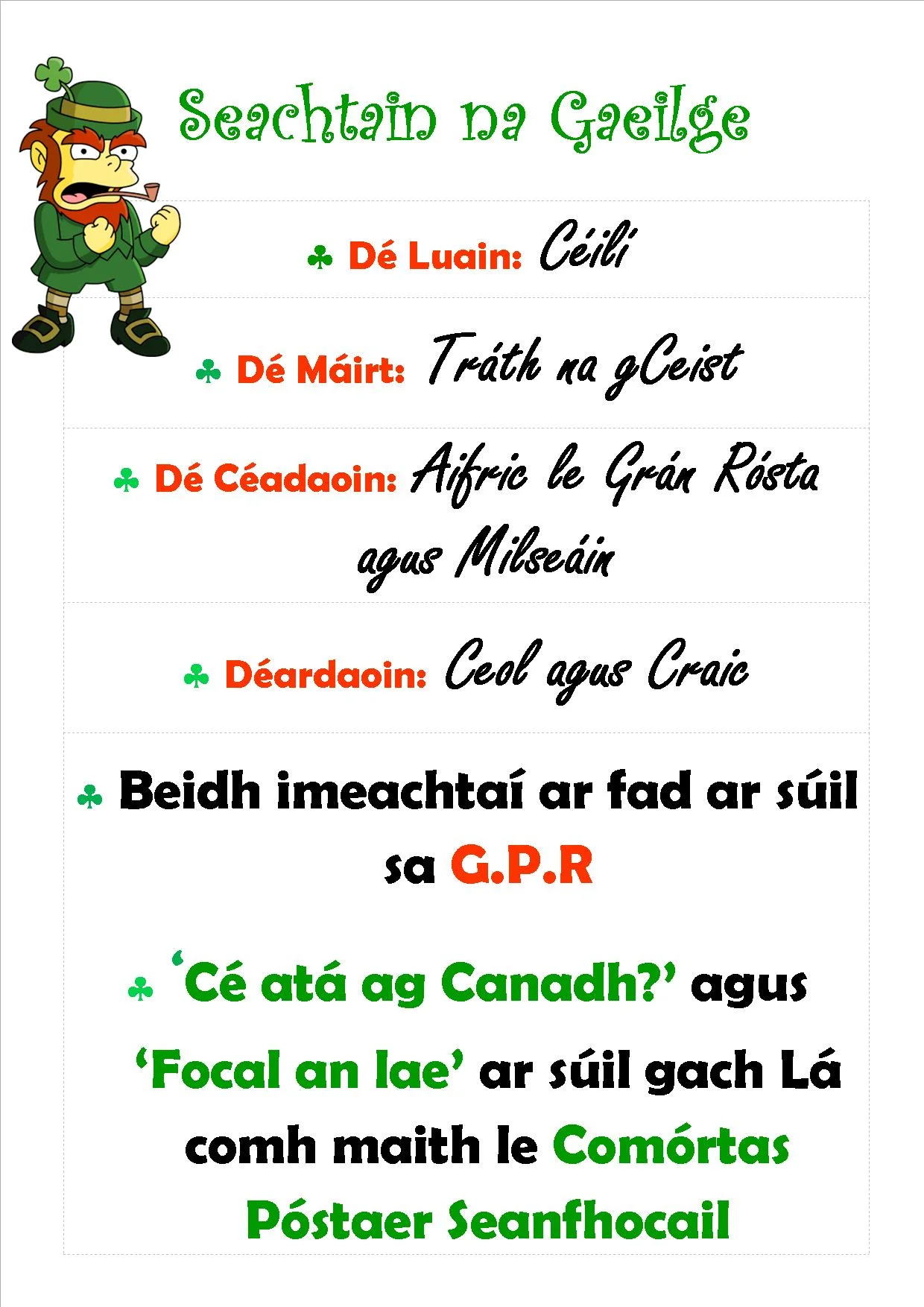 Seachtain na Gaeilge