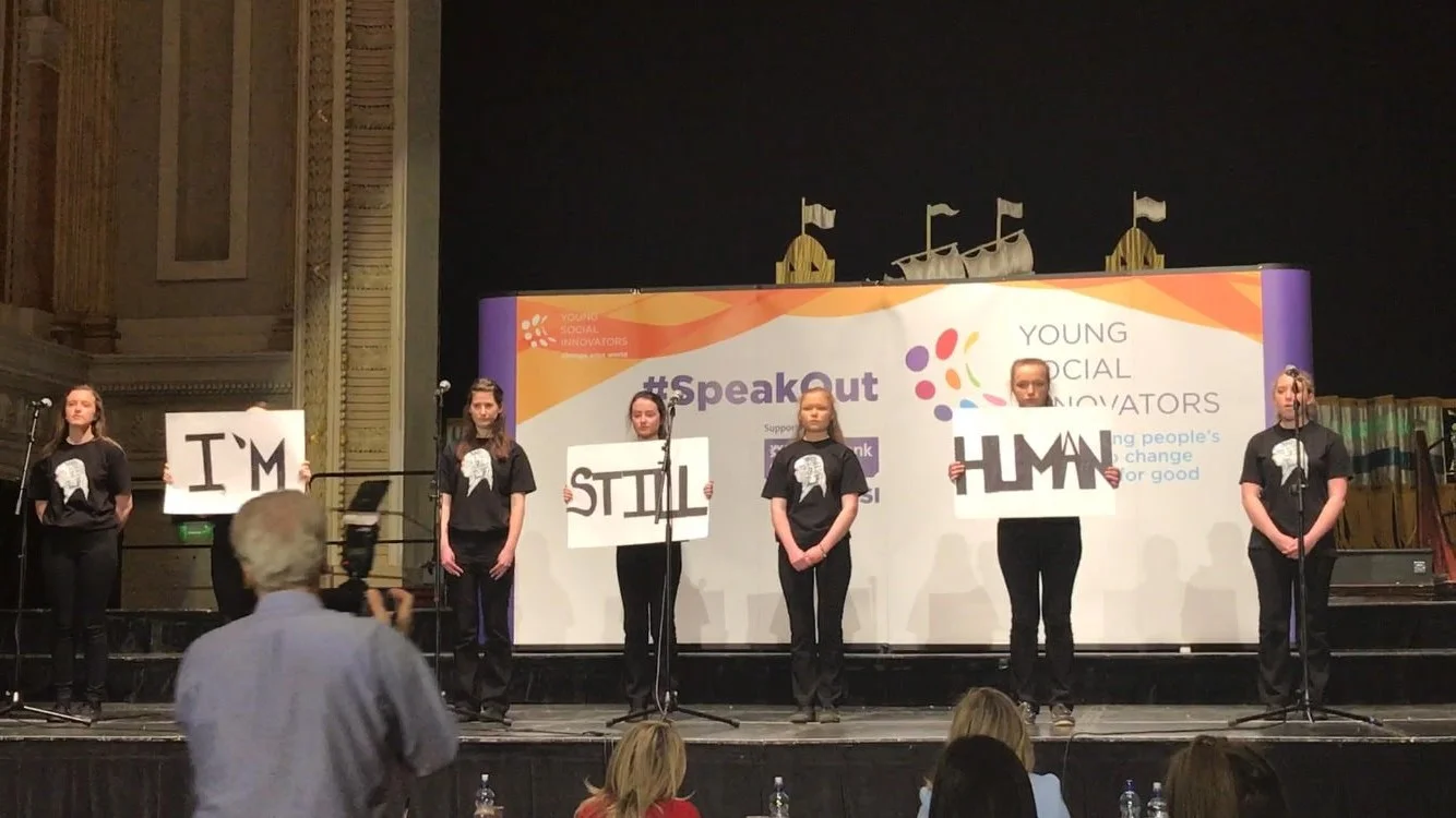 Transition Year Young Social Innnovators (YSI) present at City Hall, Cork