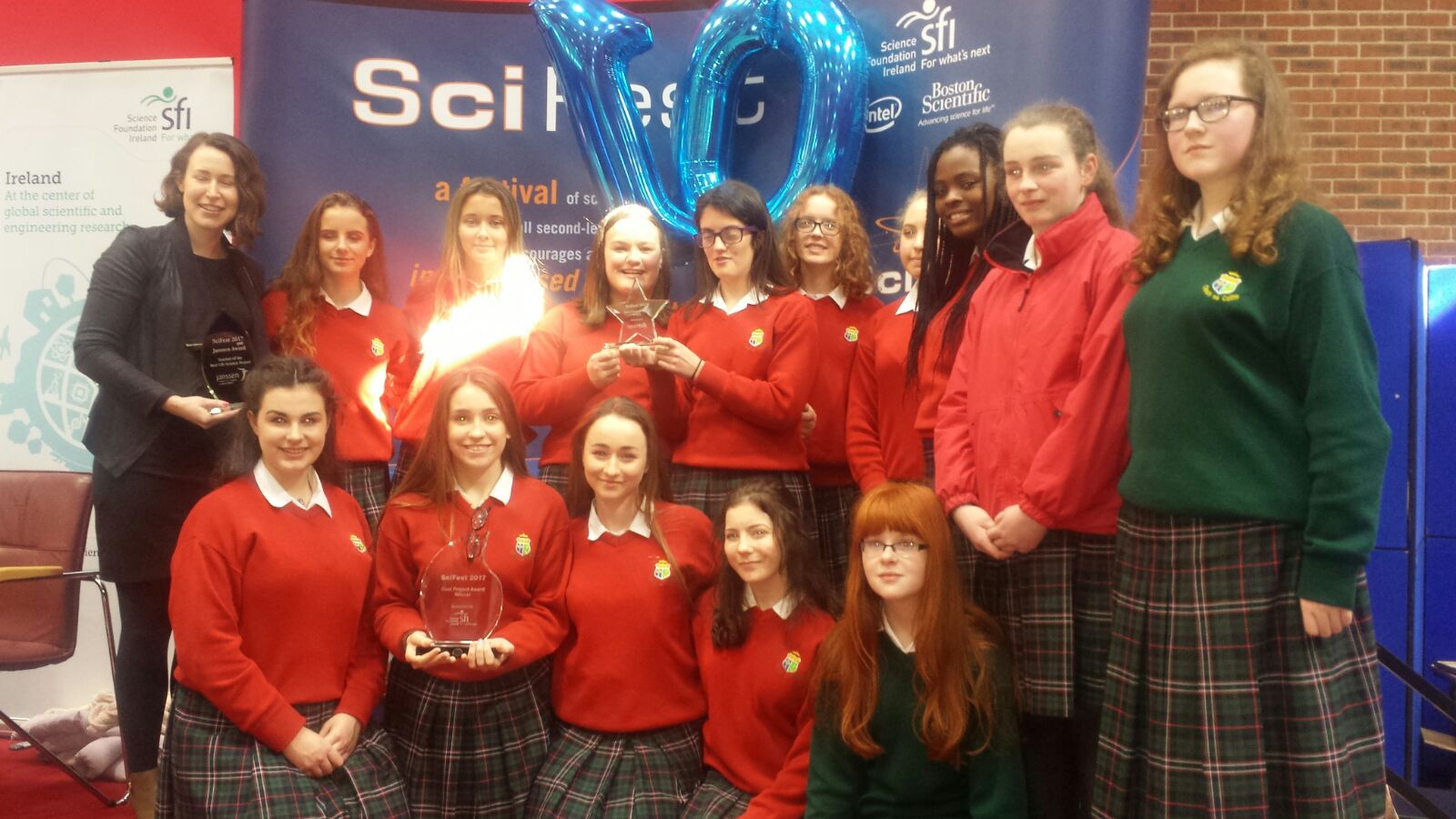 Sacred Heart Students picked up 3 prizes at the Sci-Fest 2017 including overall winners.