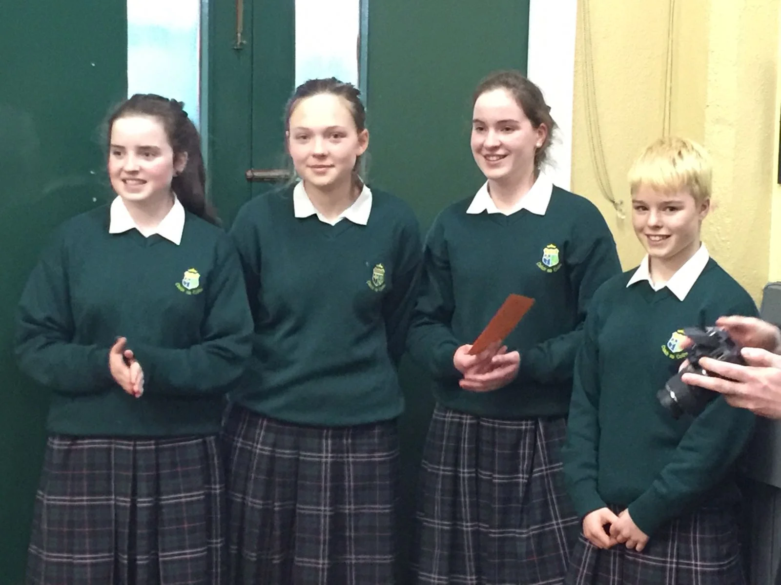 Third years participate in the Cork History Teacher's Association's Annual Table Quiz