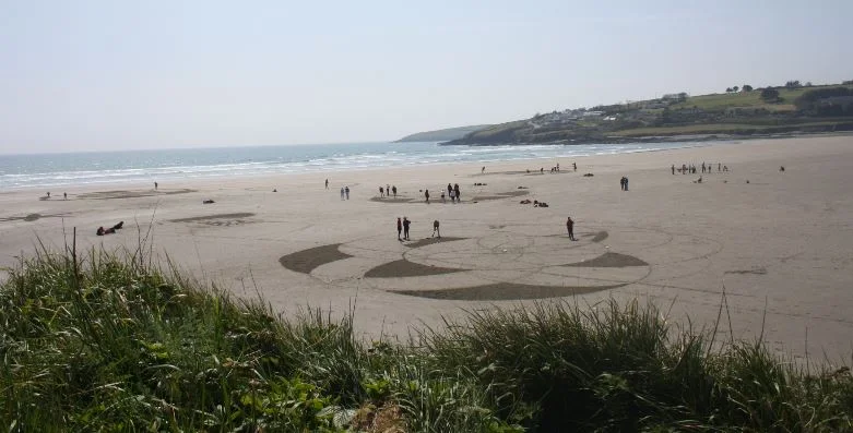 Transition Year  Maths Sand Circle Day 2017