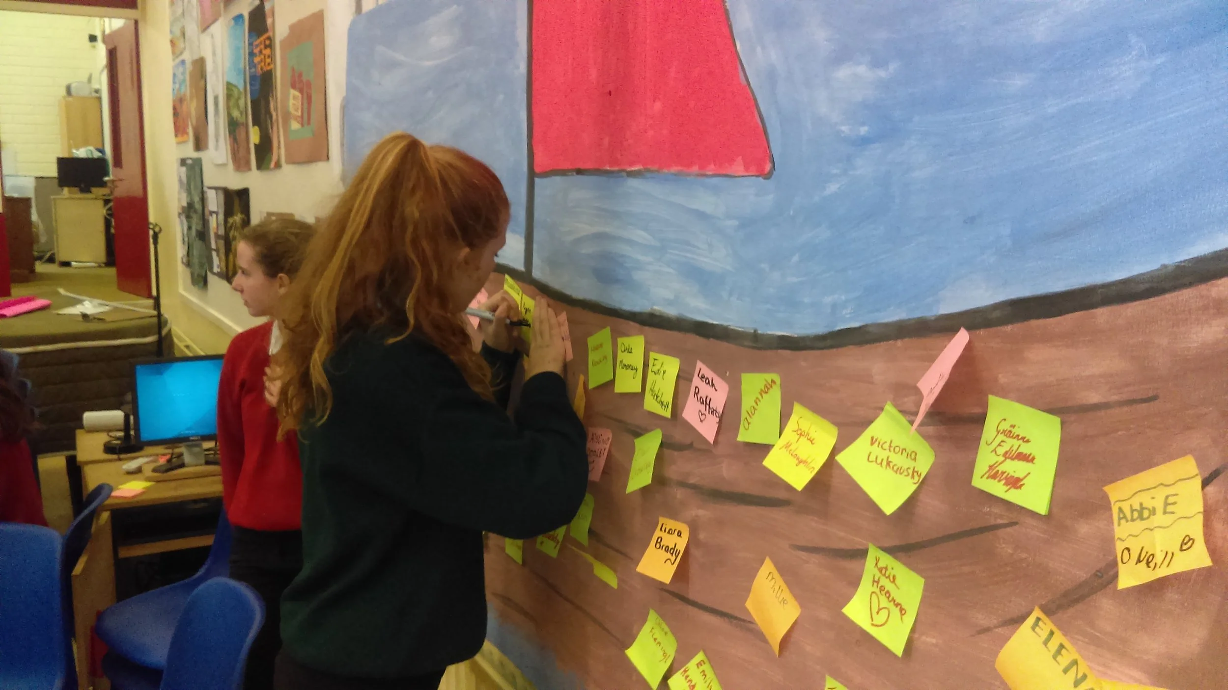 1st Year Students receive presentations on Friendships and Anti-bullying.