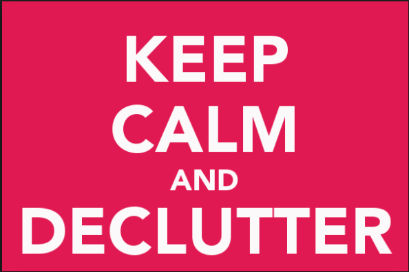  Parents' Association  Reminder  to Declutter!!!