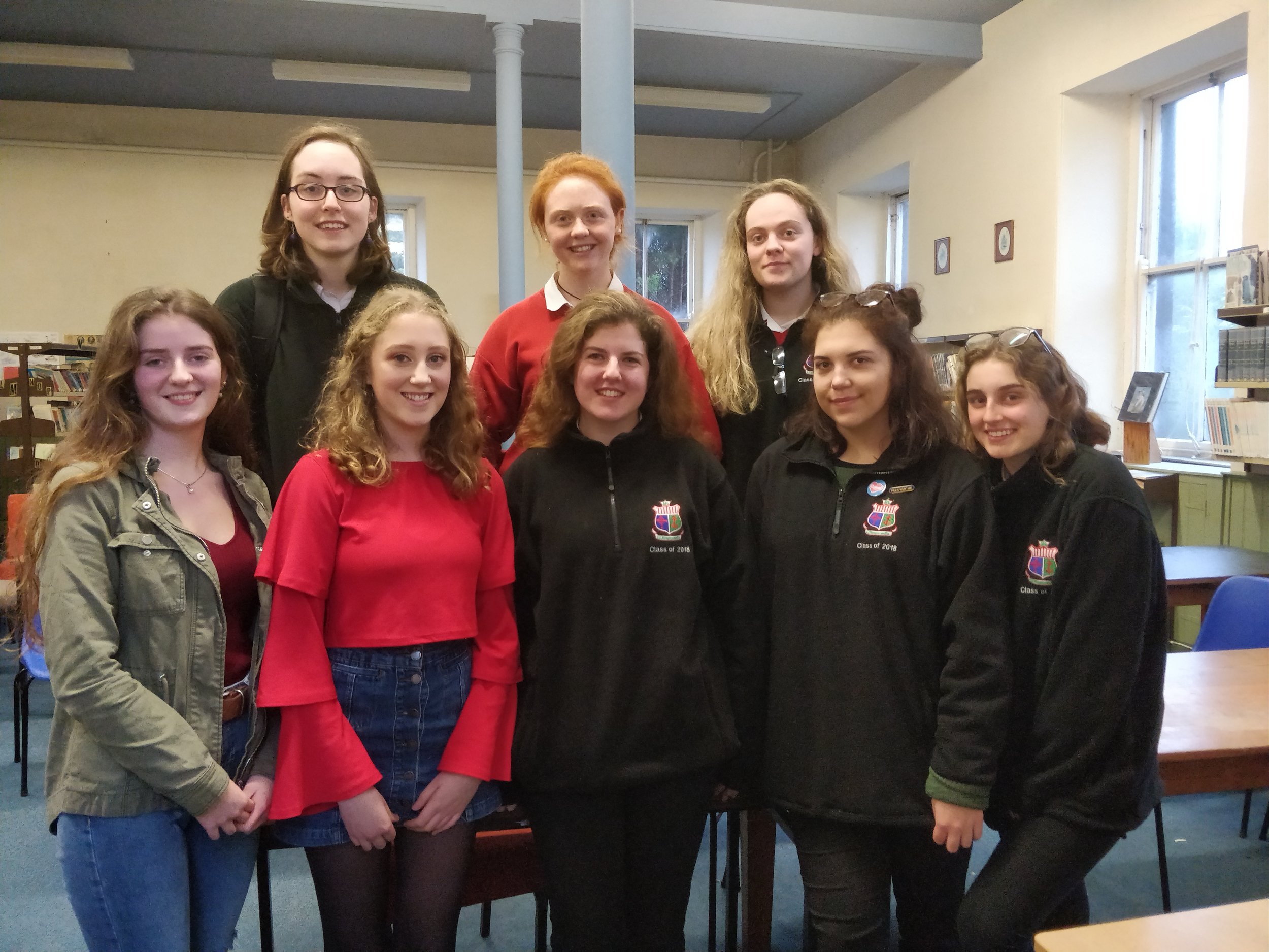 Past Pupils give presentation on "surviving the Leaving Cert" to current students