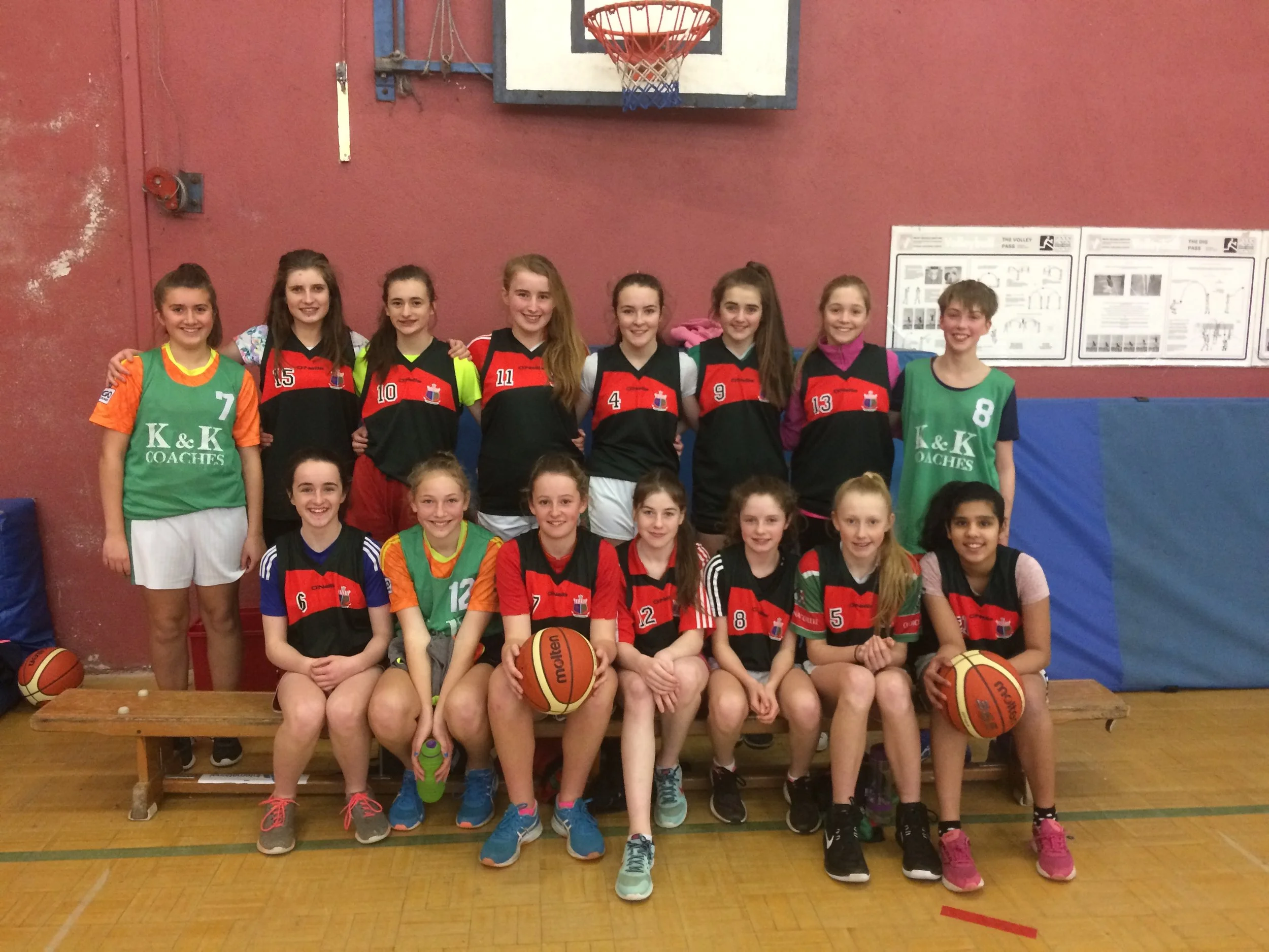 1st and 2nd year Basketball Teams Win!