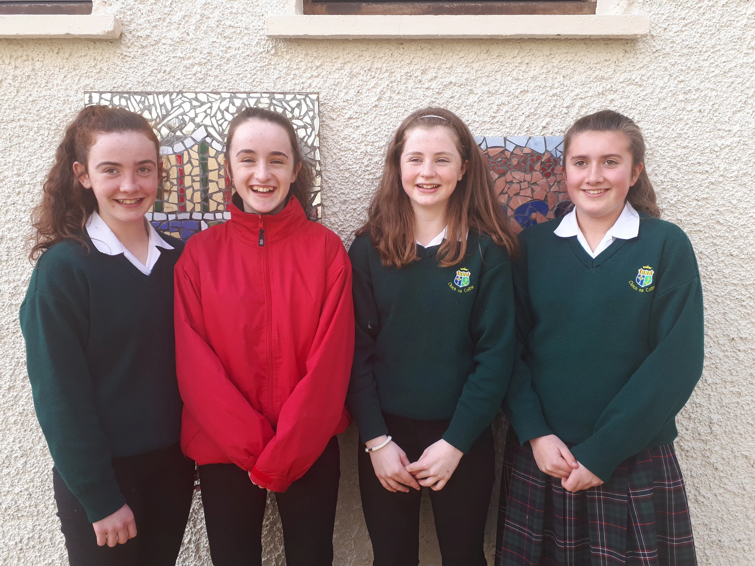 Sacred Heart 1st Year students on the Cork U14 Ladies football team!