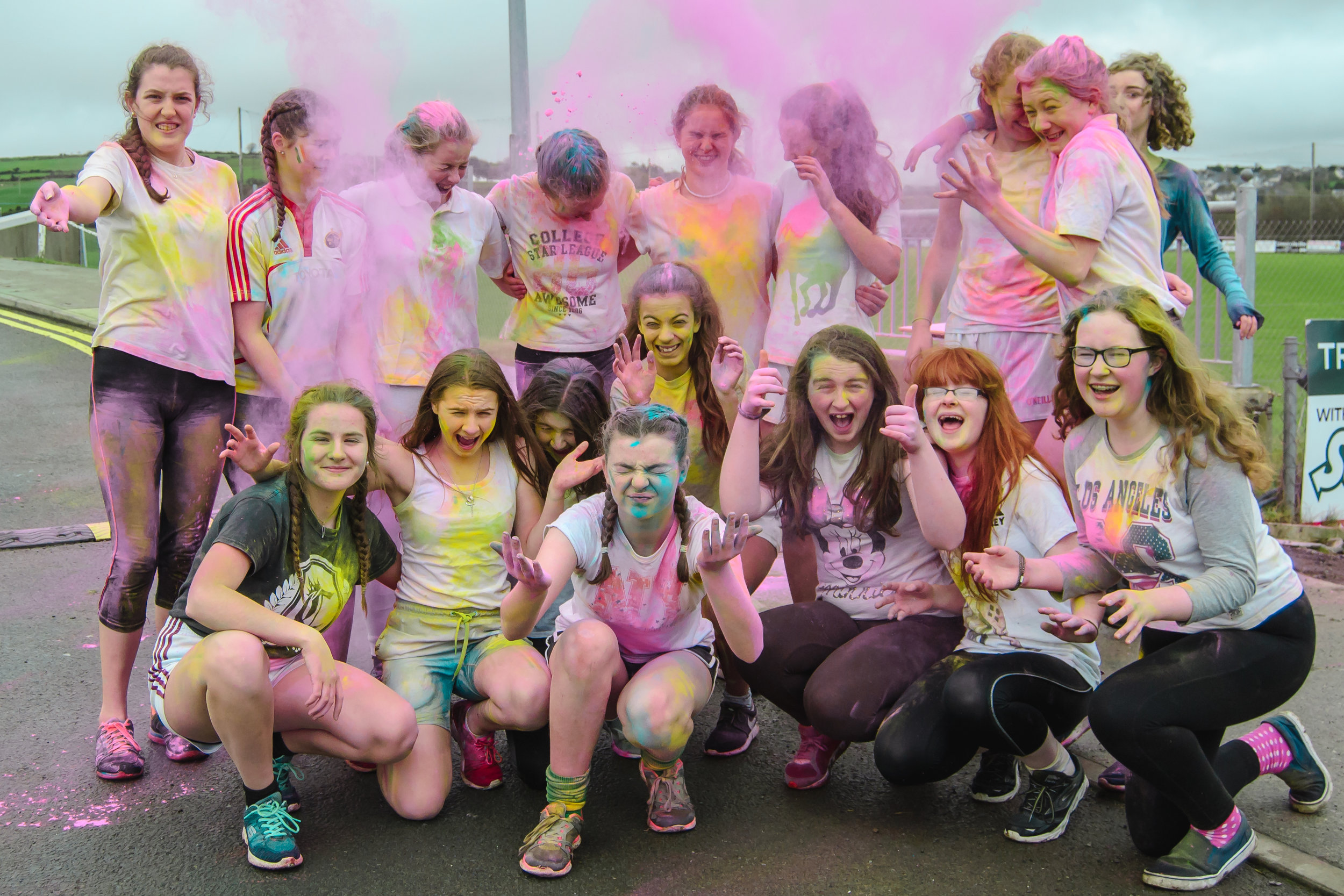 3rd Year "Colour Run" raises money for Clonakilty SVP