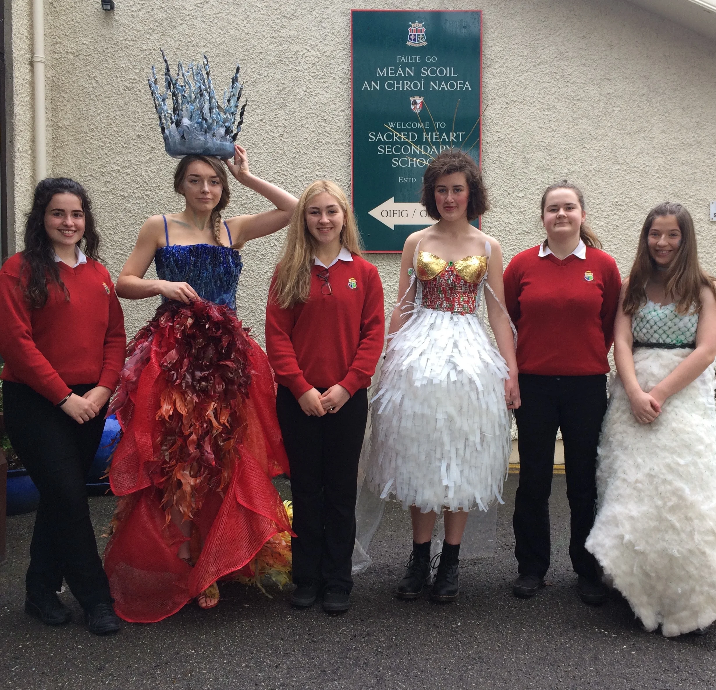 Copy of  Vote now for the Sacred Heart girls in the Junk Kouture Regional Finals!