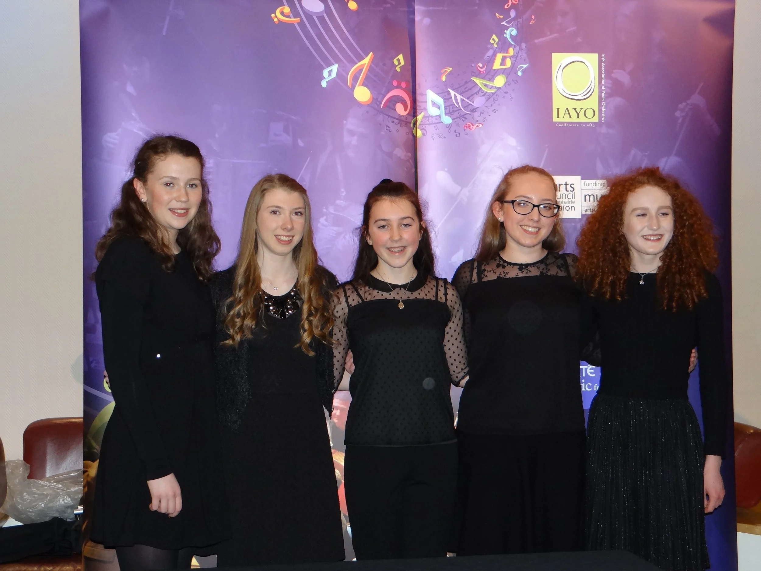 Sacred Heart Girls part of the Cork ETB Youth Orchestra
