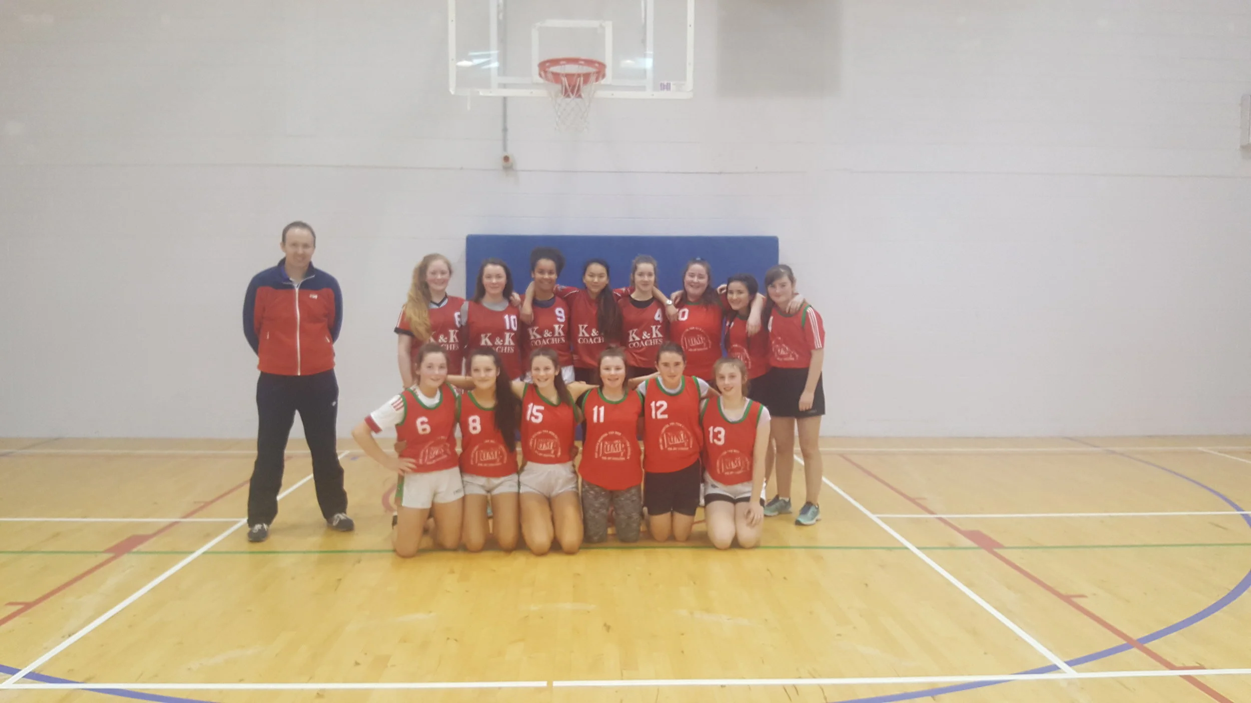 1st & 2nd Year Basketball Teams record wins