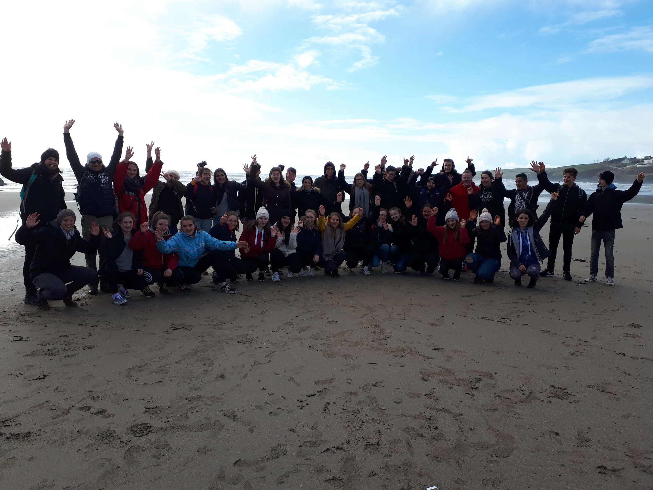 German exchange with students from the Bavarian town of Waldaschaff