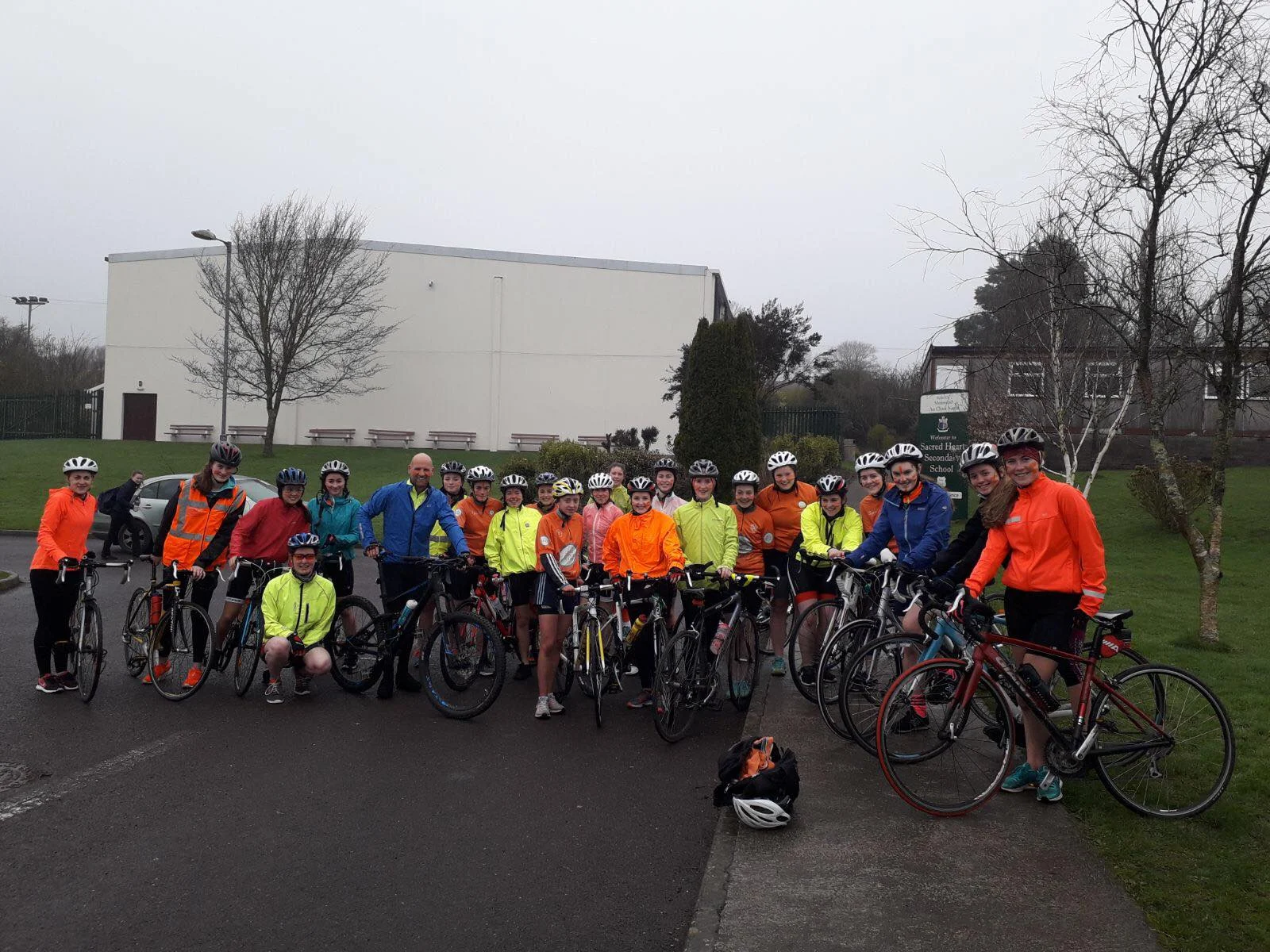 TY and 5th Year students complete 80km cycle for "Cycle against Suicide"