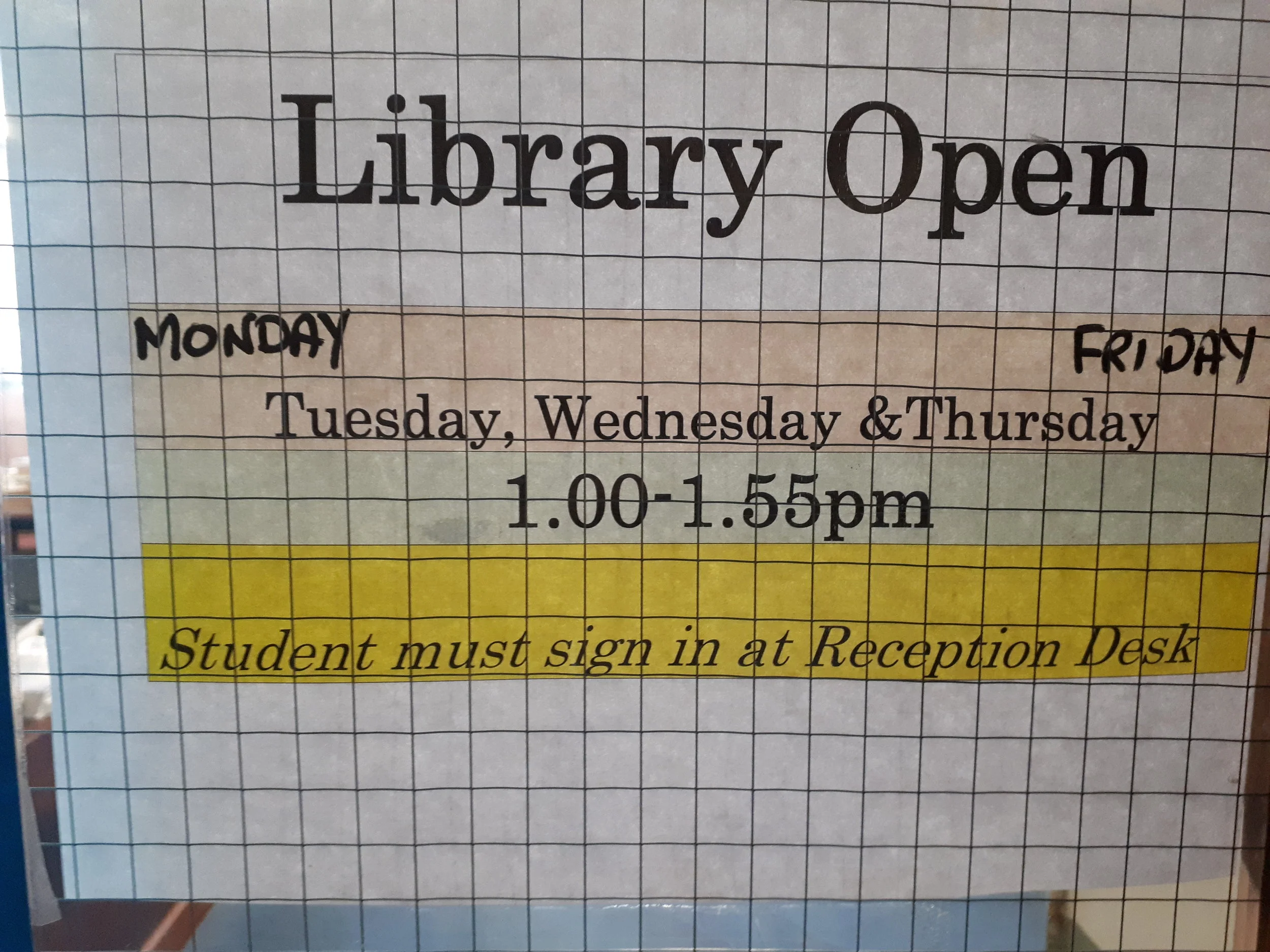 School Library is Open