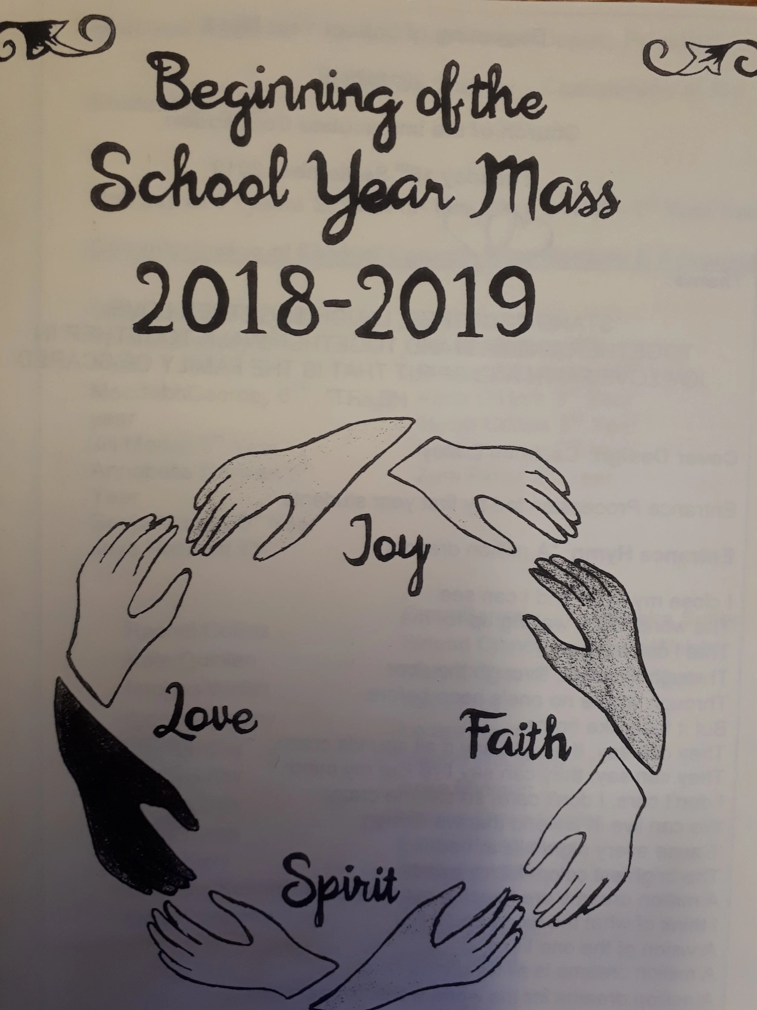 Opening of the school Year Mass 2018.