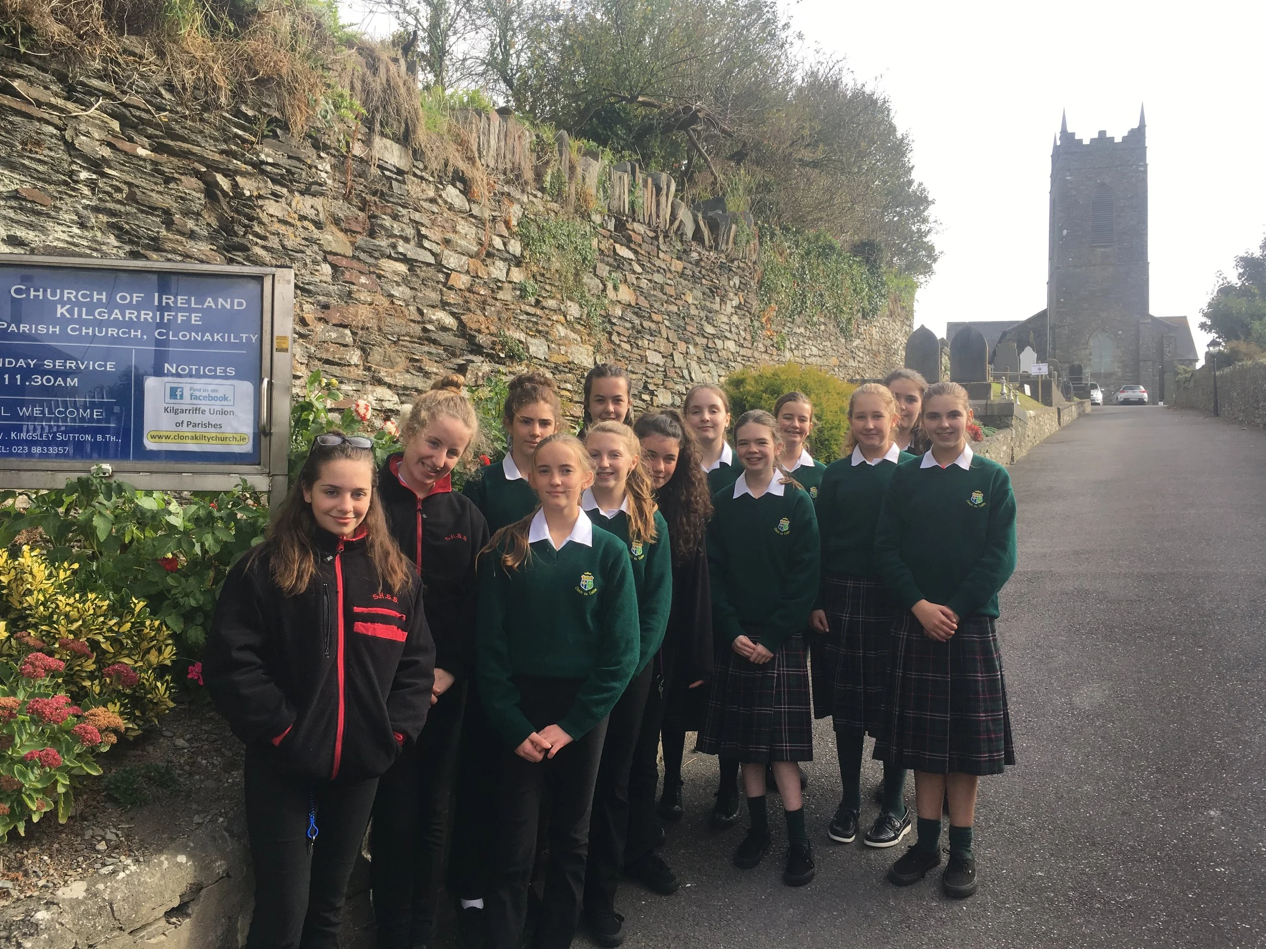 Visit to Killgarriffe Church