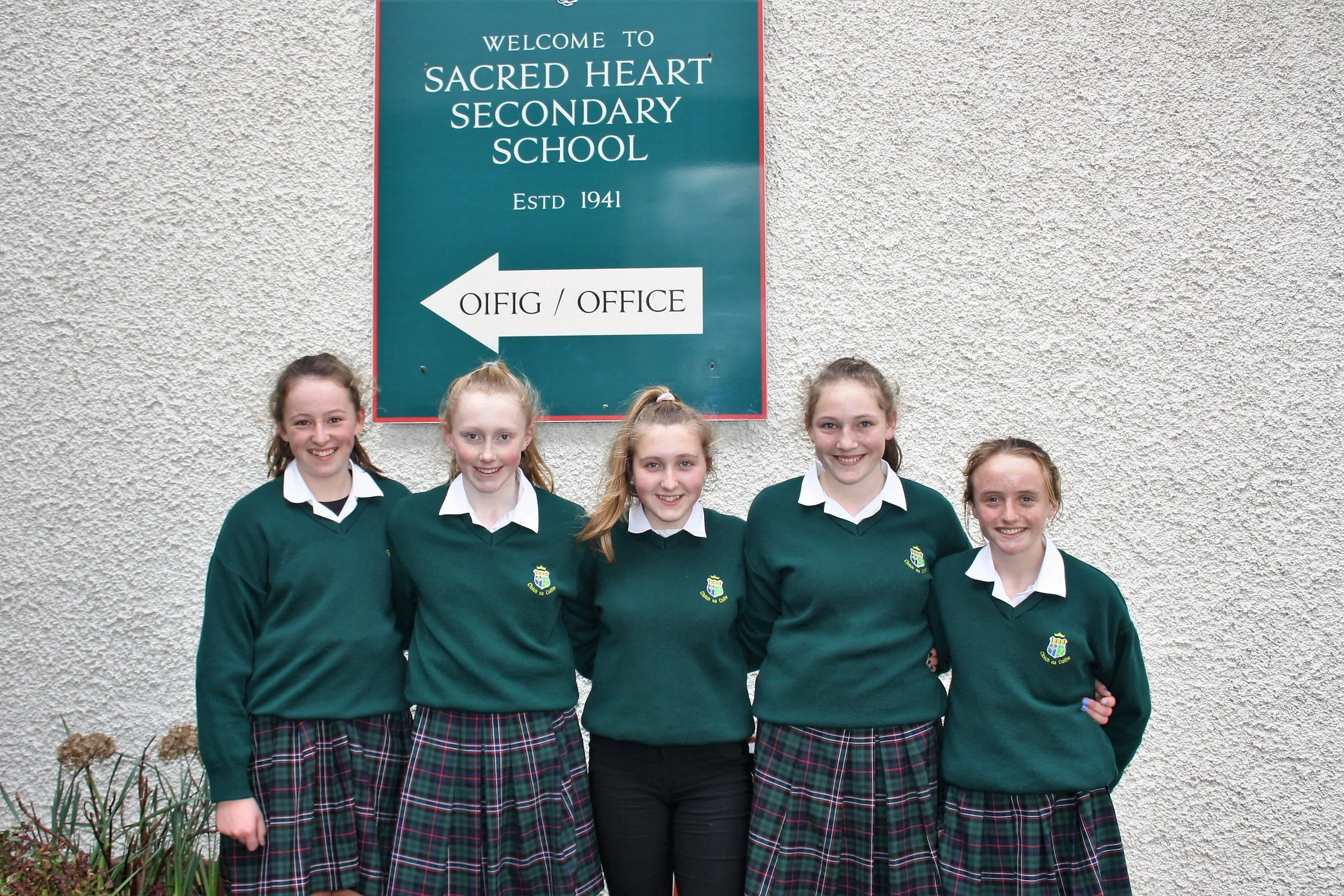 Sacred Heart Girls on Cork u14 Football Panel