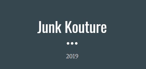 Junk Kouture TY Students Update