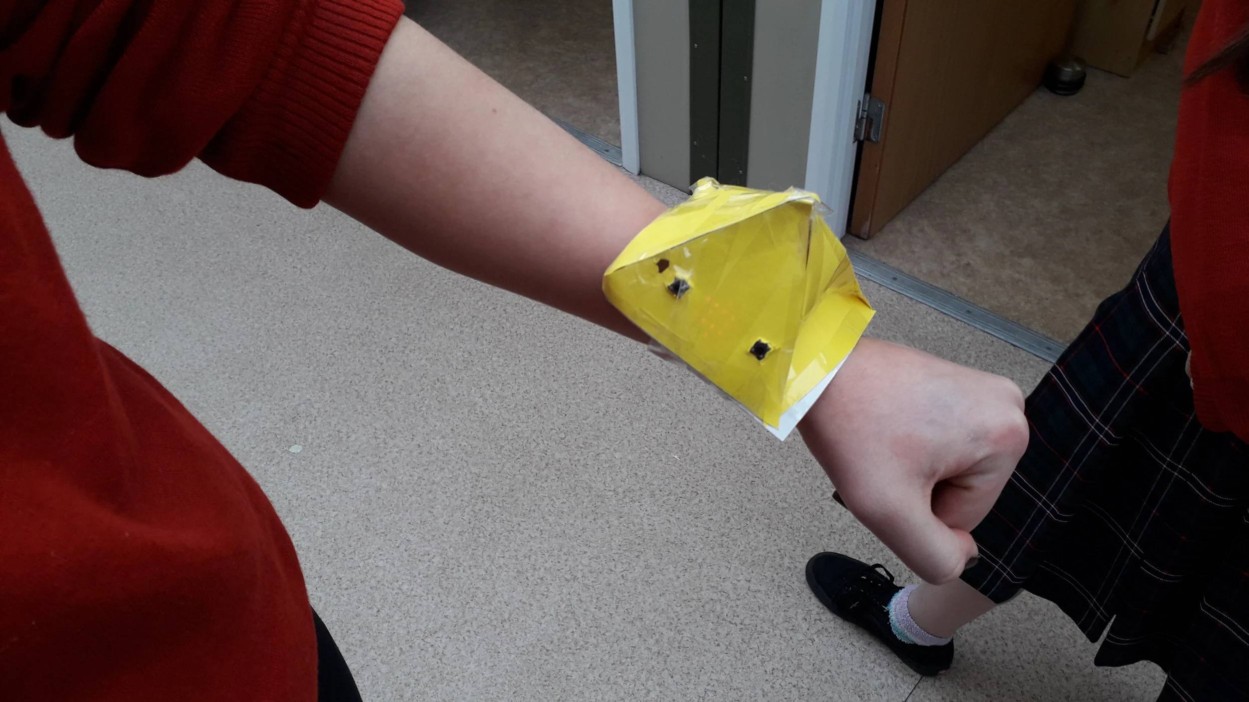 TY students build and program fitness trackers