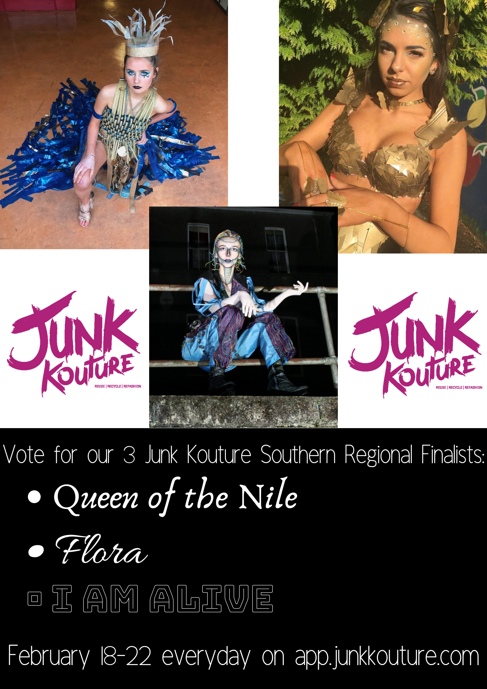 Vote For Sacred Heart Junk Kouture Regional Finalists