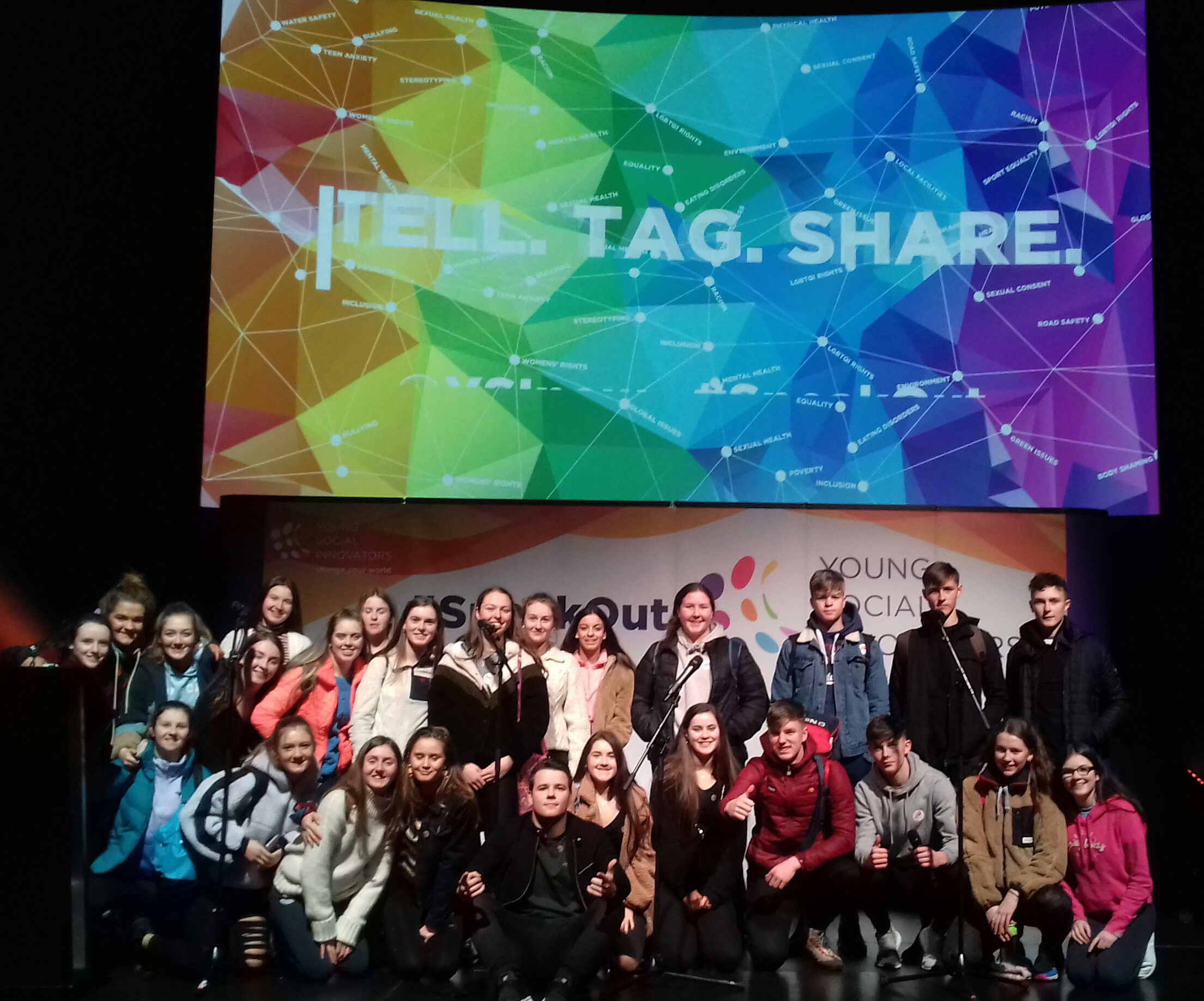 Sacred Heart Students Participate in YSI Speak out in Dublin
