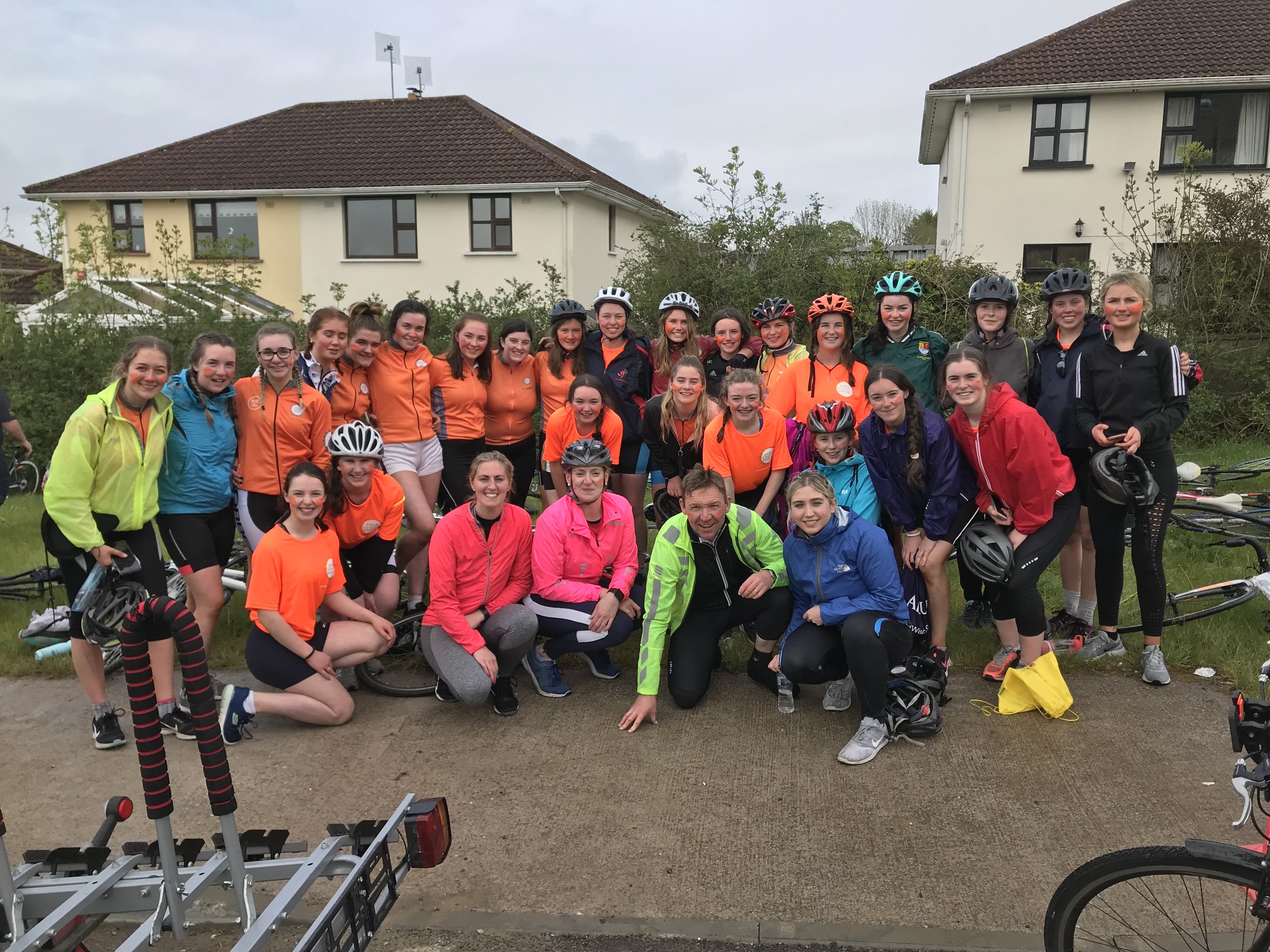 Transition Year Students complete "Cycle Against Suicide" Event.
