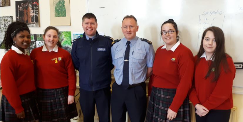 Garda Presentation to students at SHSS