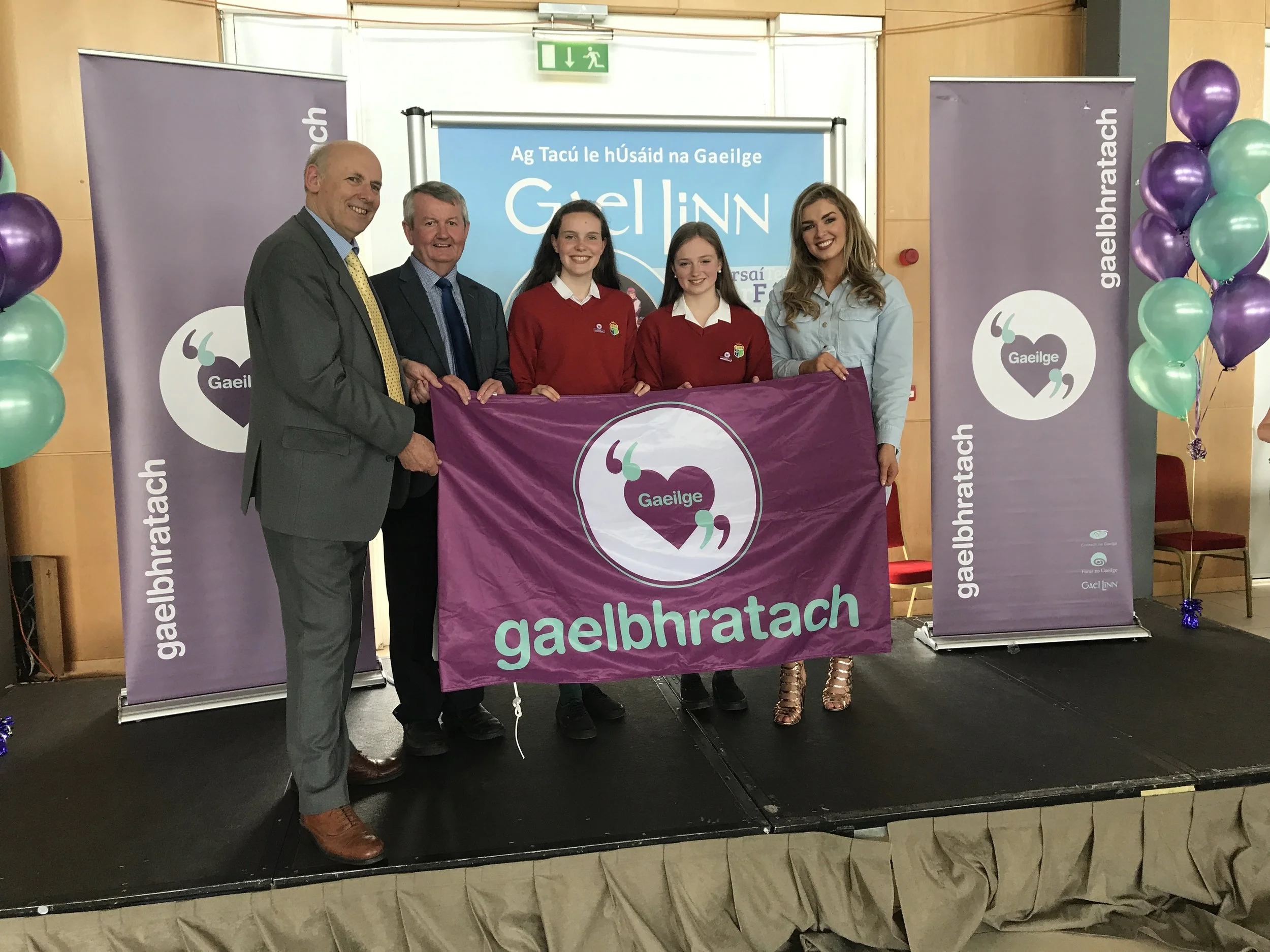 THis time last year ar SHSS......3rd Ghaelbhratach for school! Bronnadh don Ghaelbhratach 