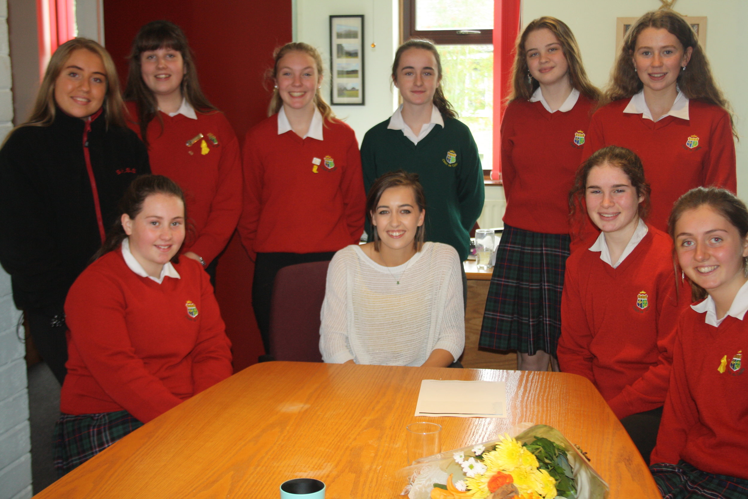 Sioned Miles meets Student Council 