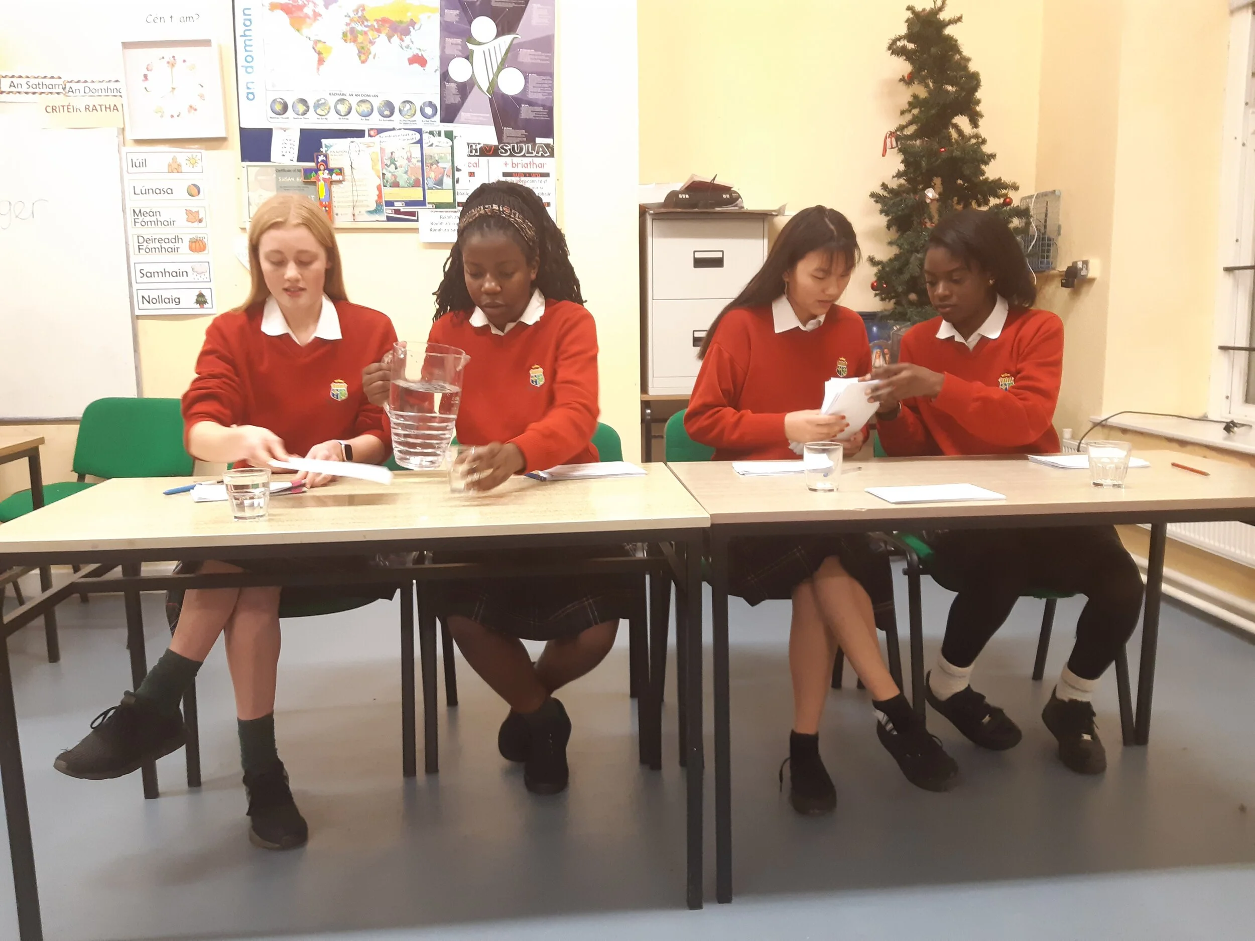 Concern Debating Team in action at SHSS, Tuesday 21-01-20