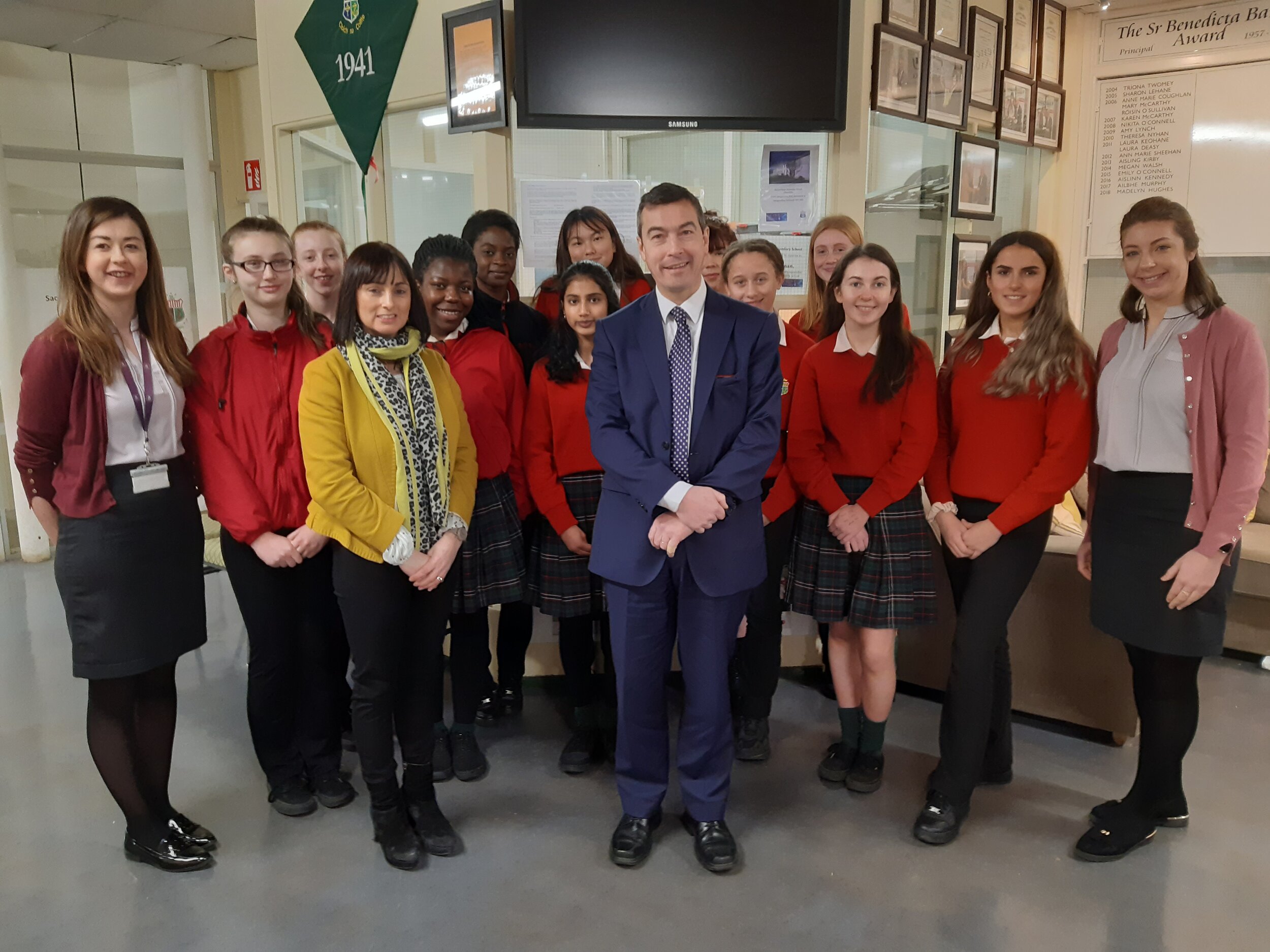 TY students ready to open AIB School Bank!