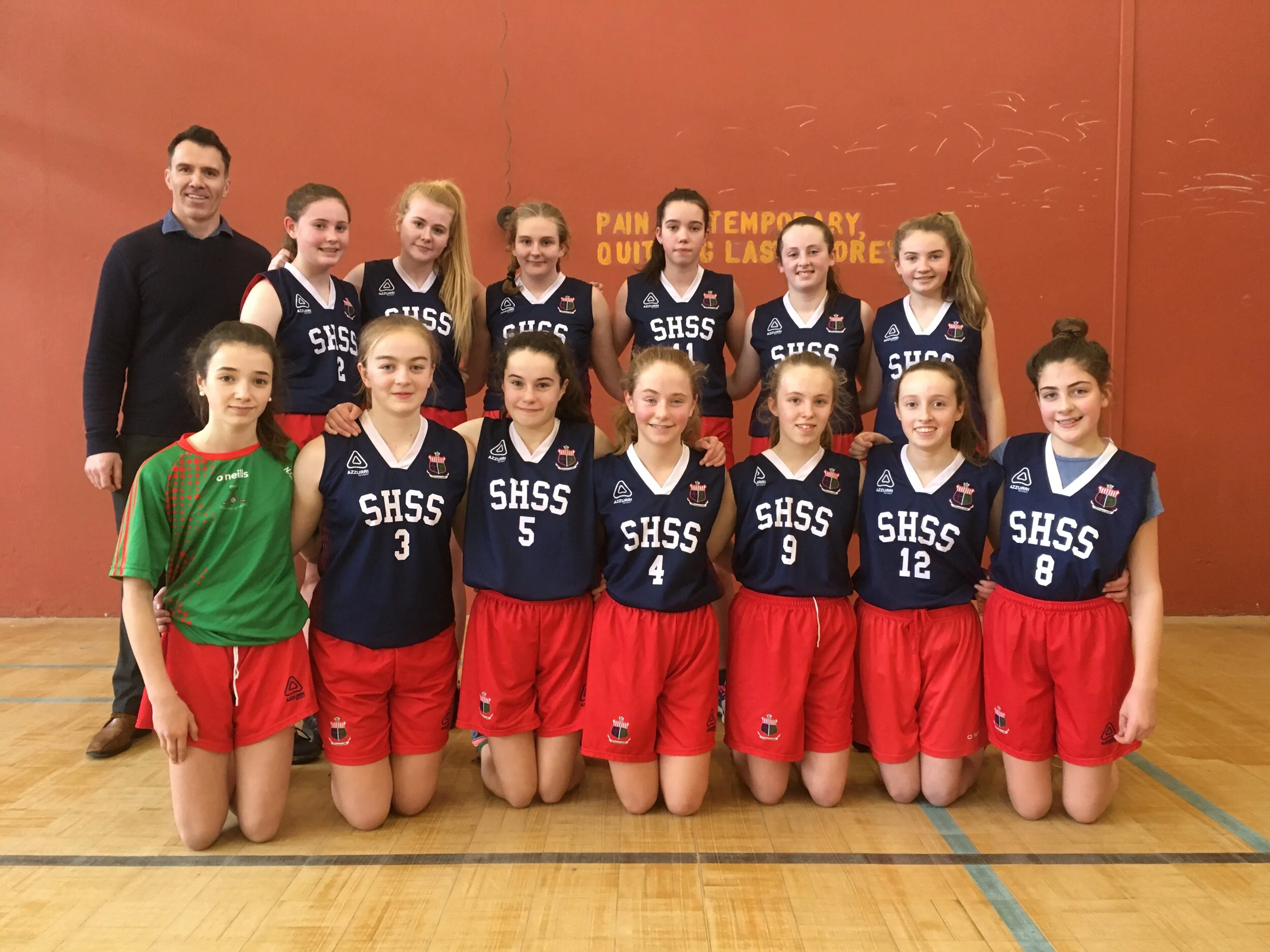 1st Year Basketball Team open their league campaign with a victory!