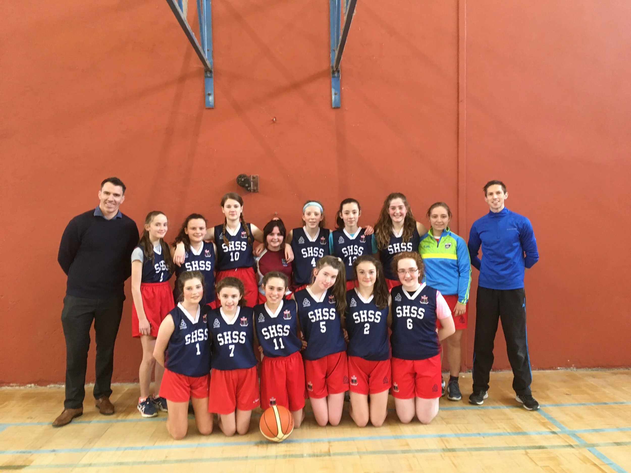 2nd year Basketball team in action.