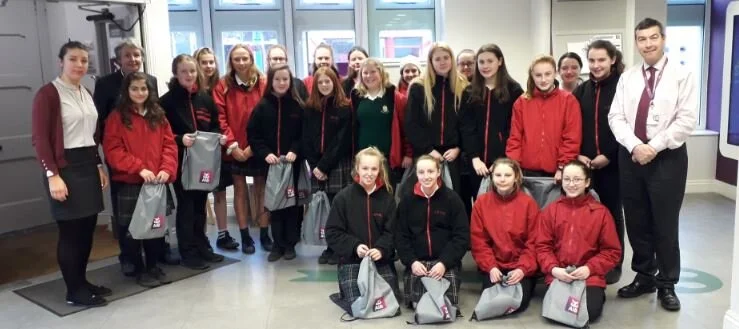 1st years learn about banking