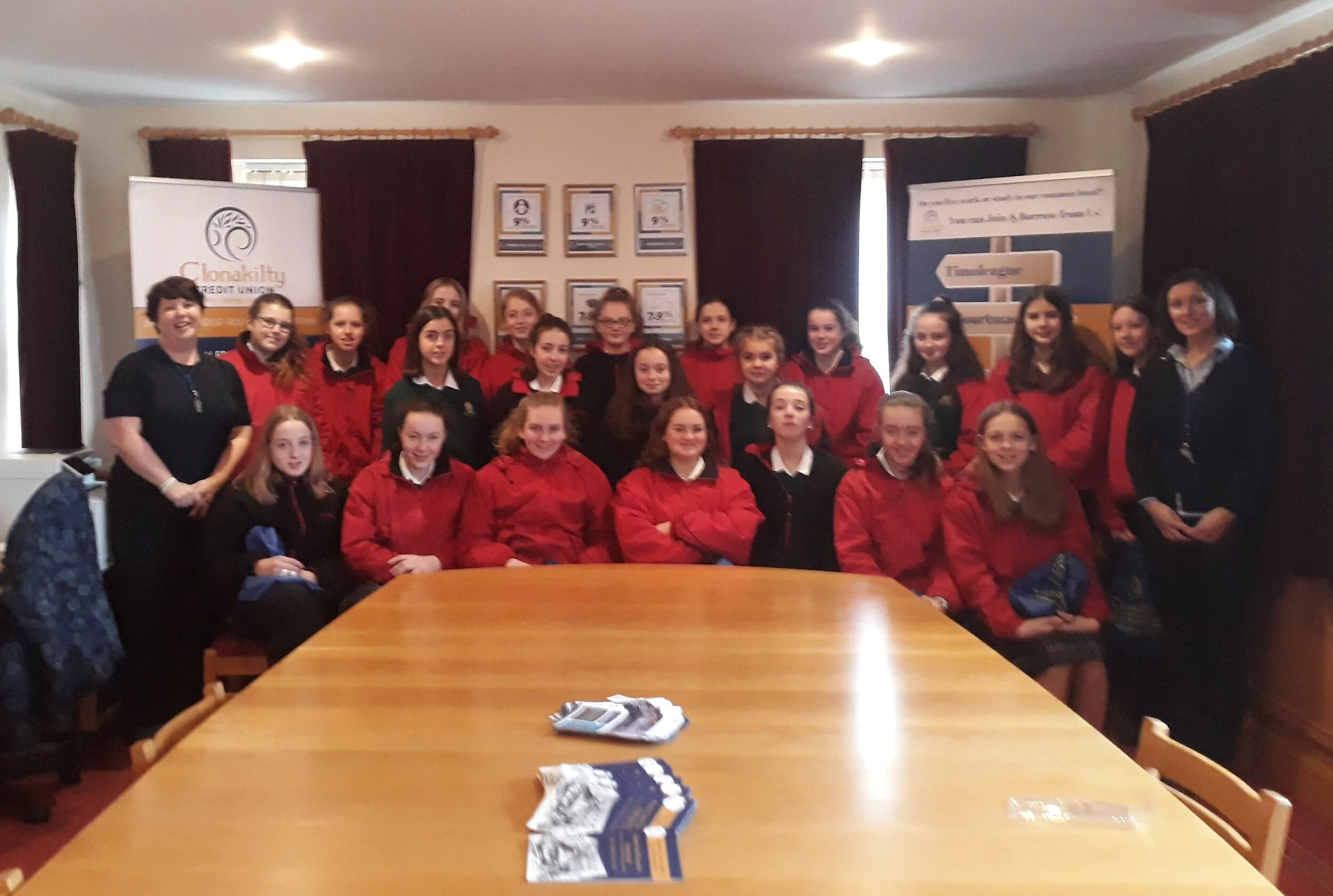 Credit Union vist for 1st years.