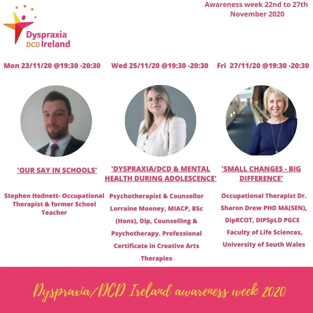 Dyspraxia/DCD Ireland Awareness Week