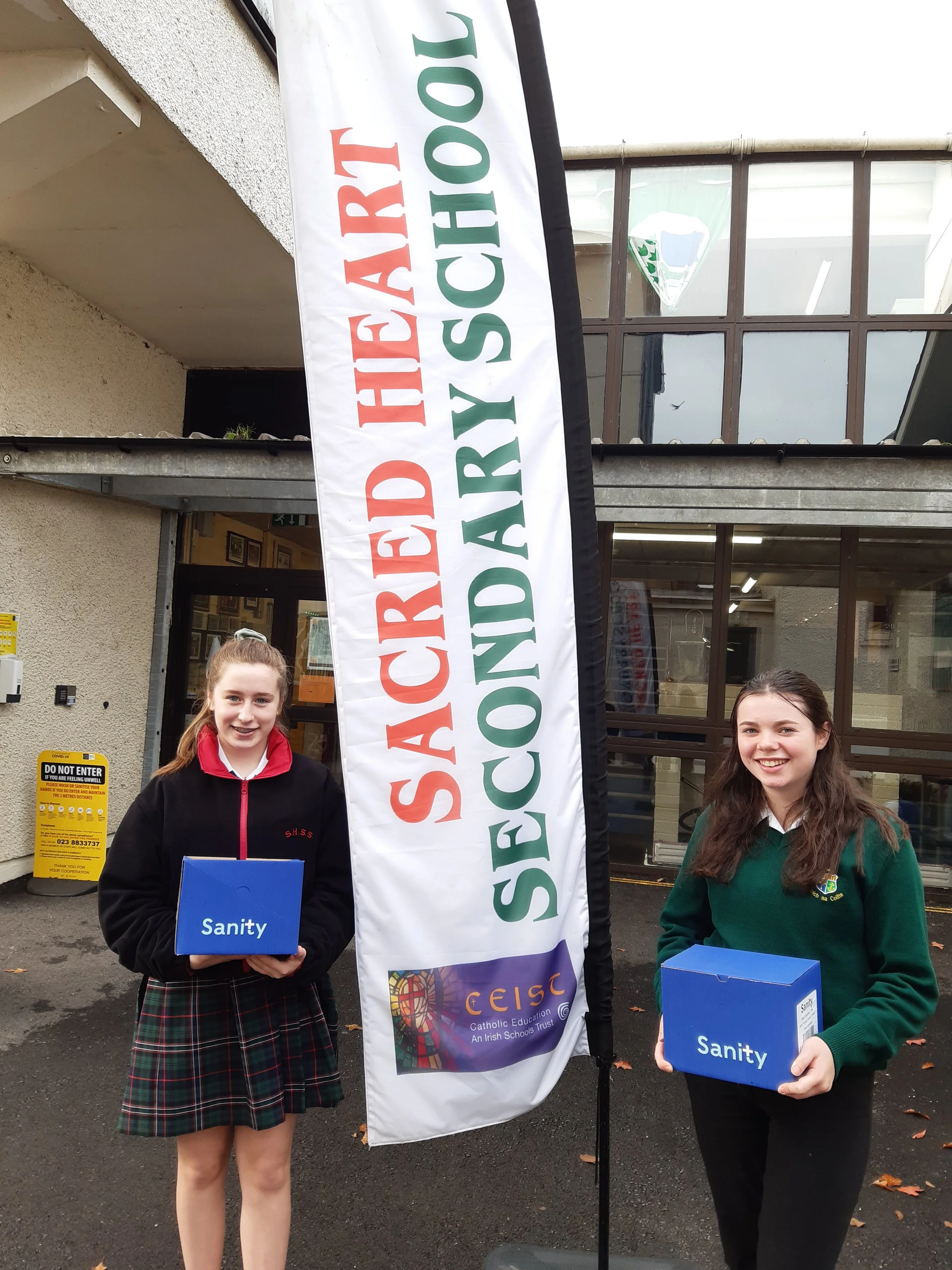 Sponsorship of hand sanitiser by ShannonVale Foods